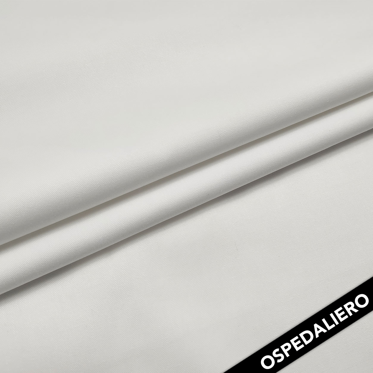Gabardine Cotone Ospedaliero Bianco Image