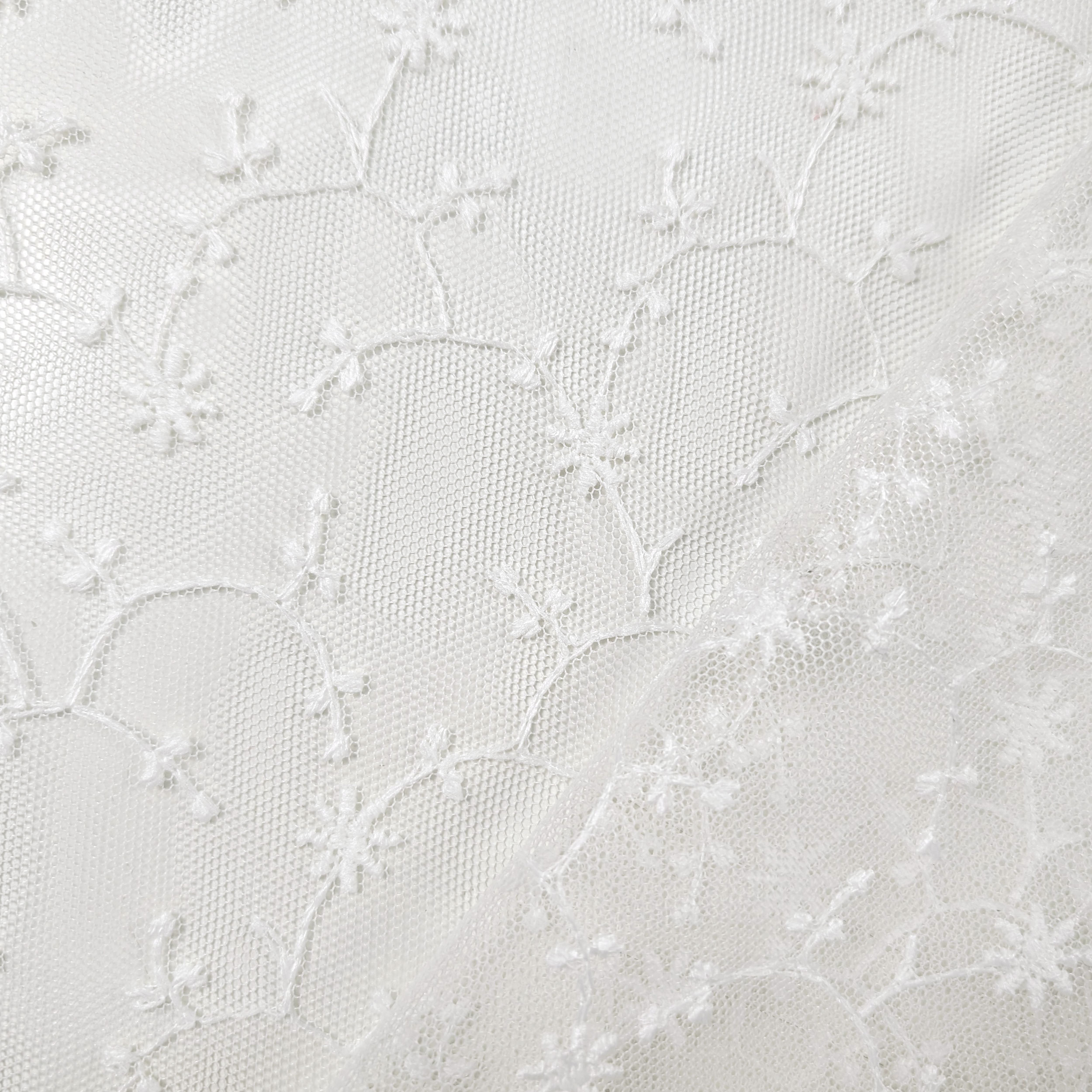 Tessuto Tendino Pizzo Tulle con Stelline Image