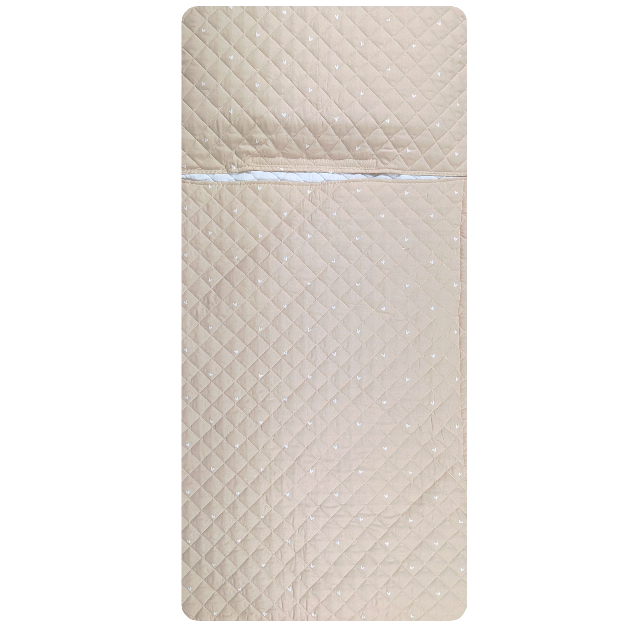 Sacco Nanna Cuoricini Sfondo Beige Image