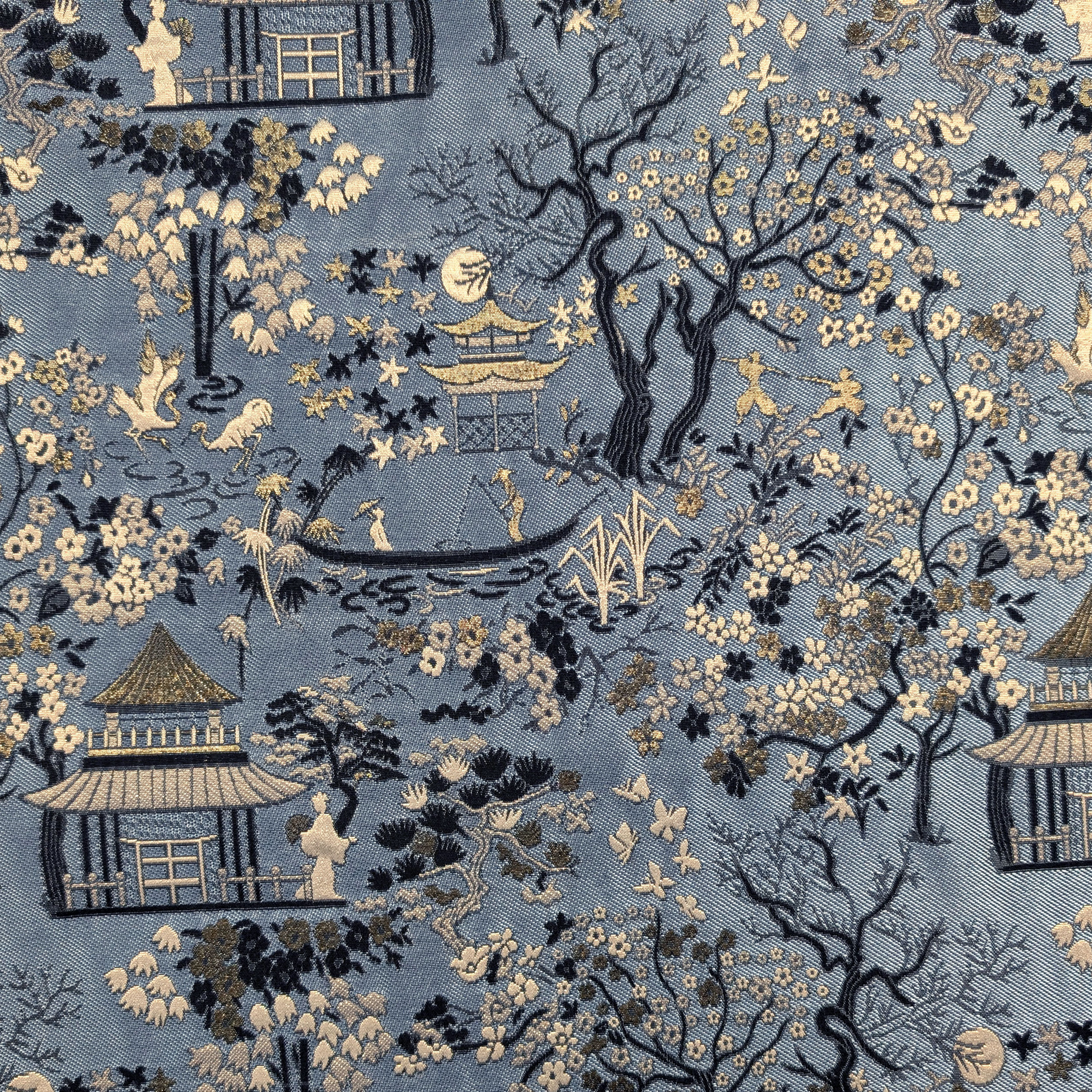 Jacquard Alta Moda Giardino Giapponese Lurex Image