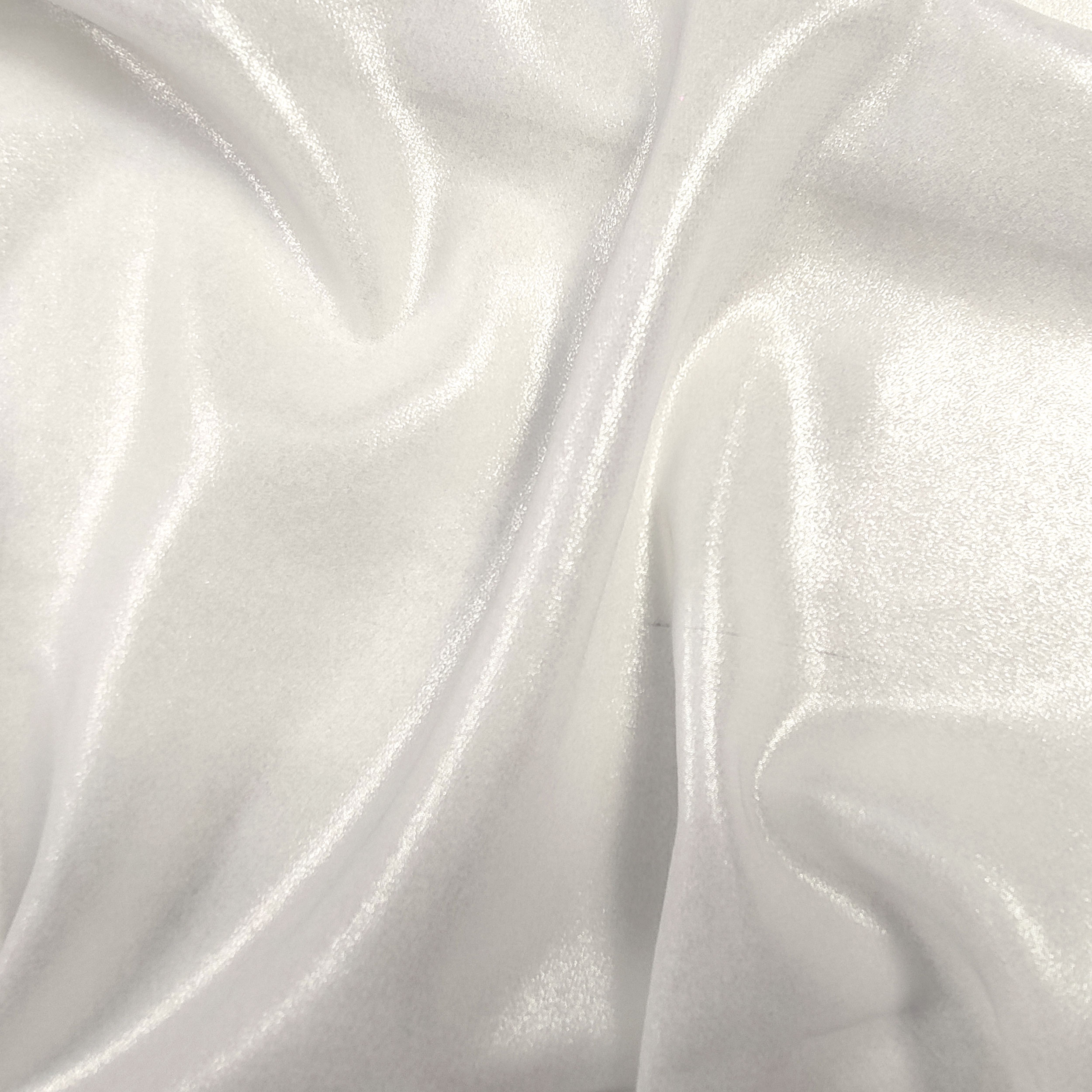 Georgette Laminato Bianco