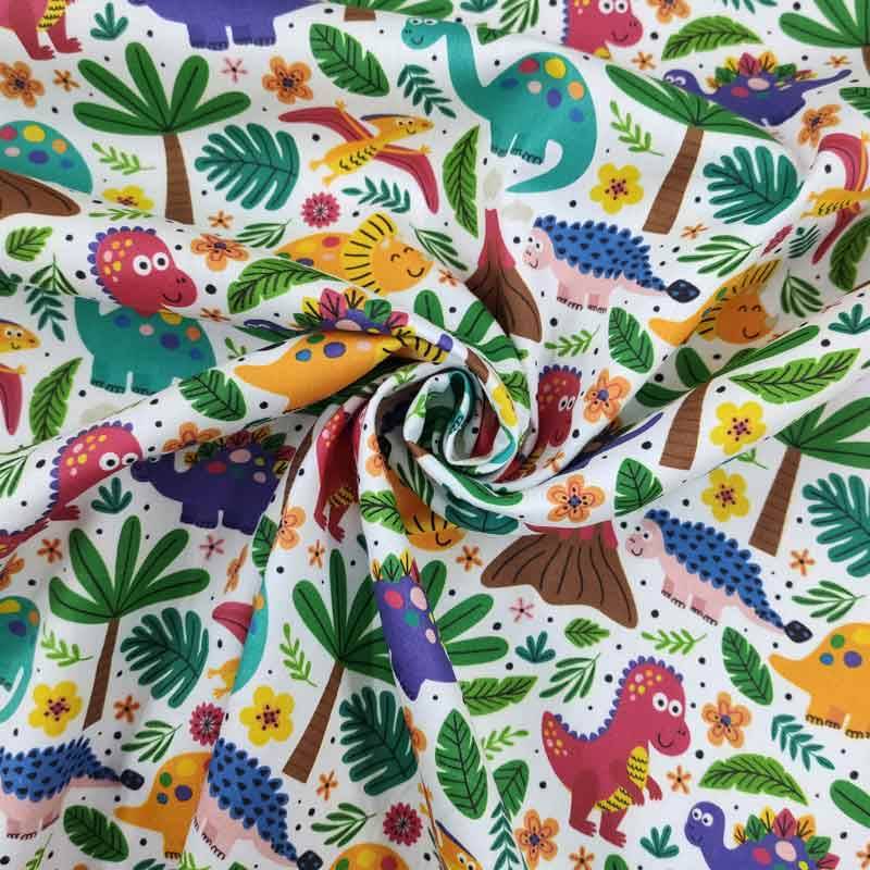 Rasatello di Cotone Fantasia Dinosauri