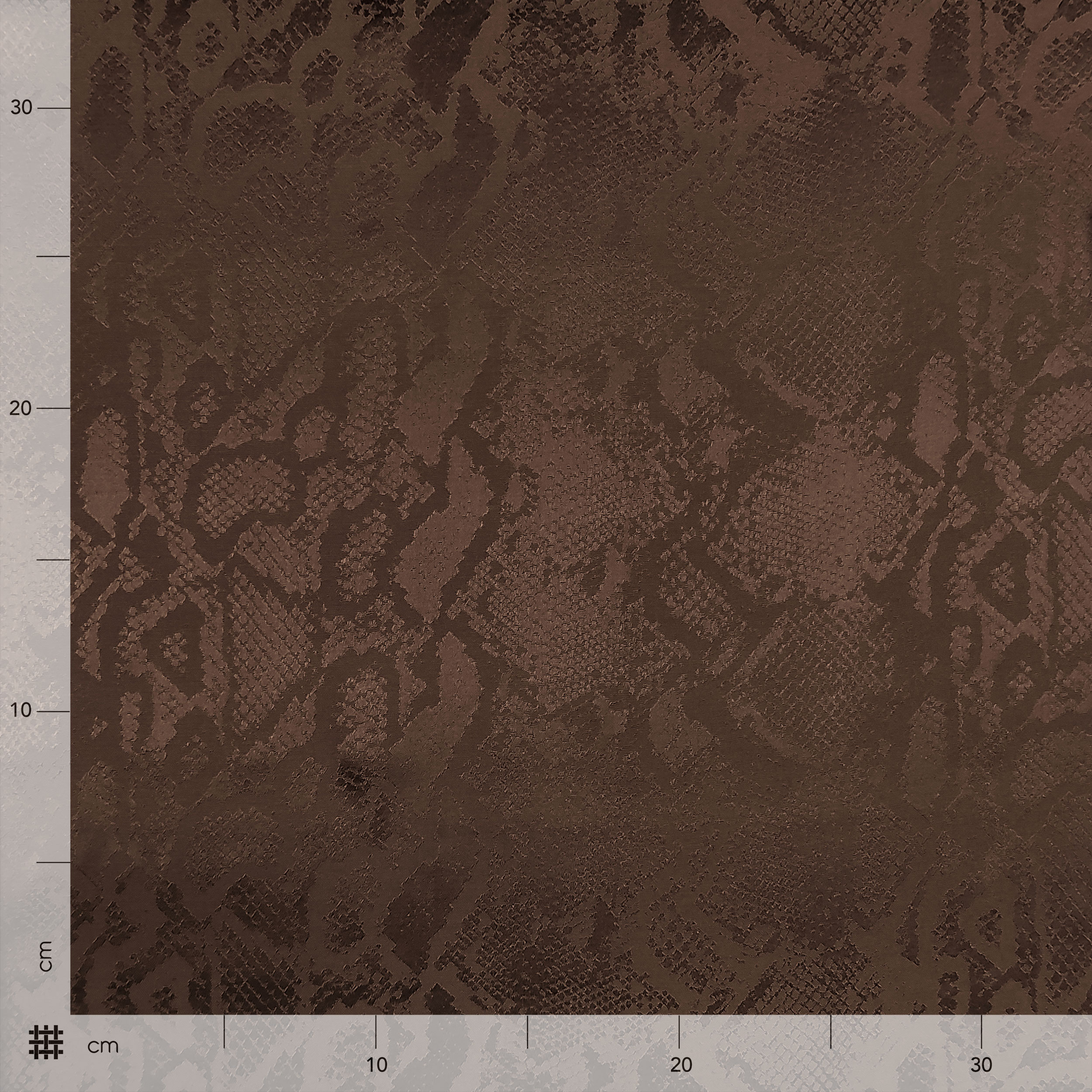 Seta Jacquard Alta Moda Marrone