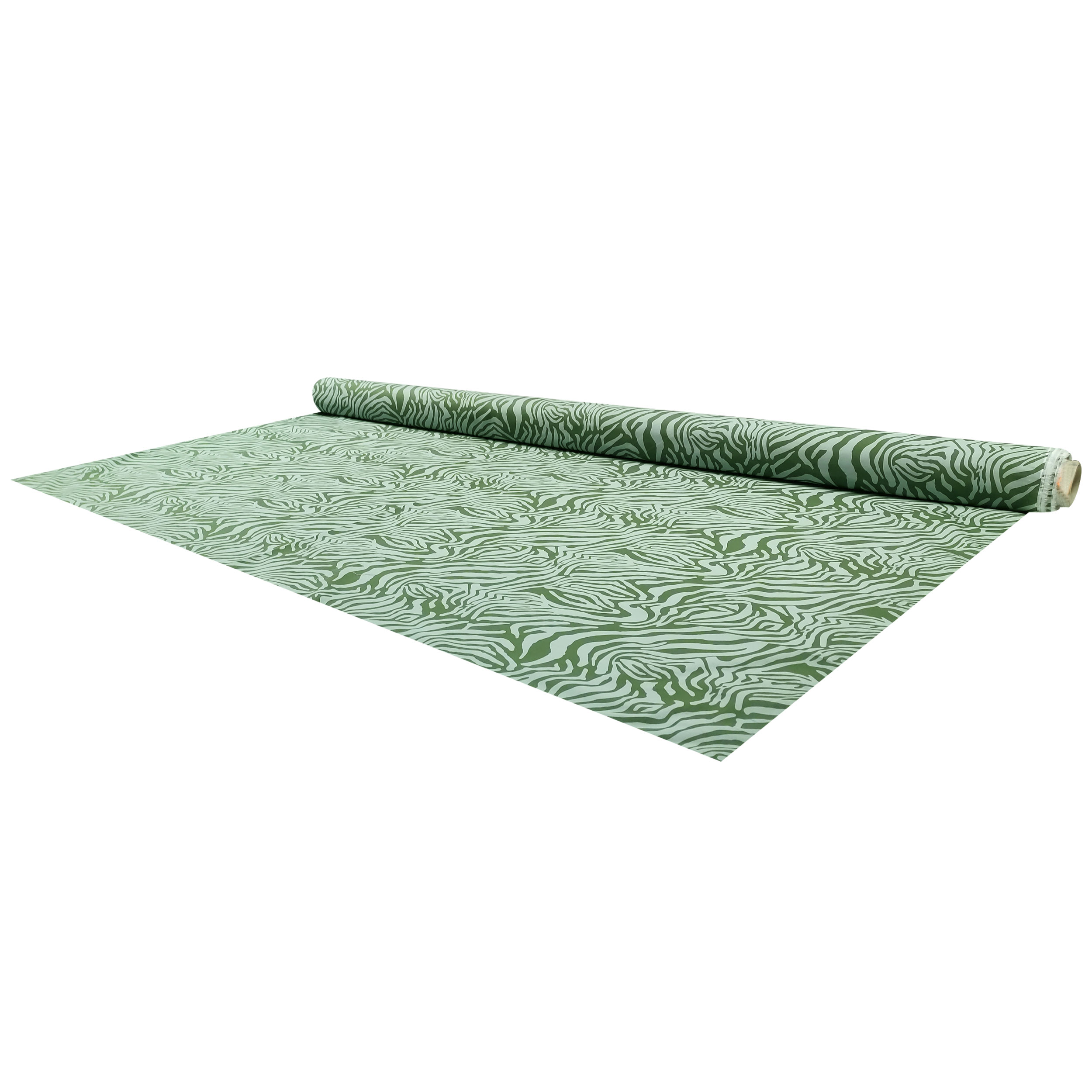 Cotone Fantasia Astratta Verde