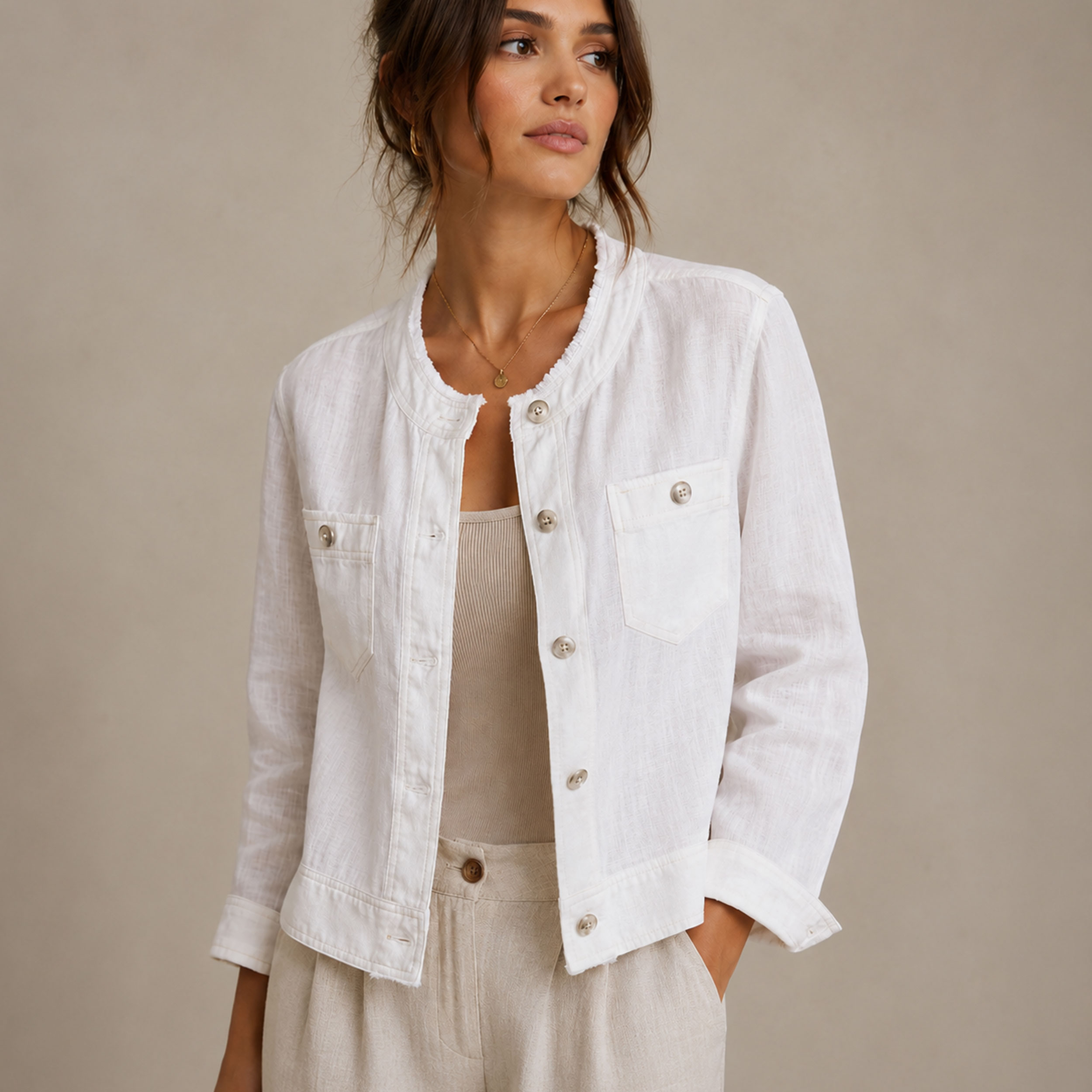 Lino Moda Jeans Bianco Image