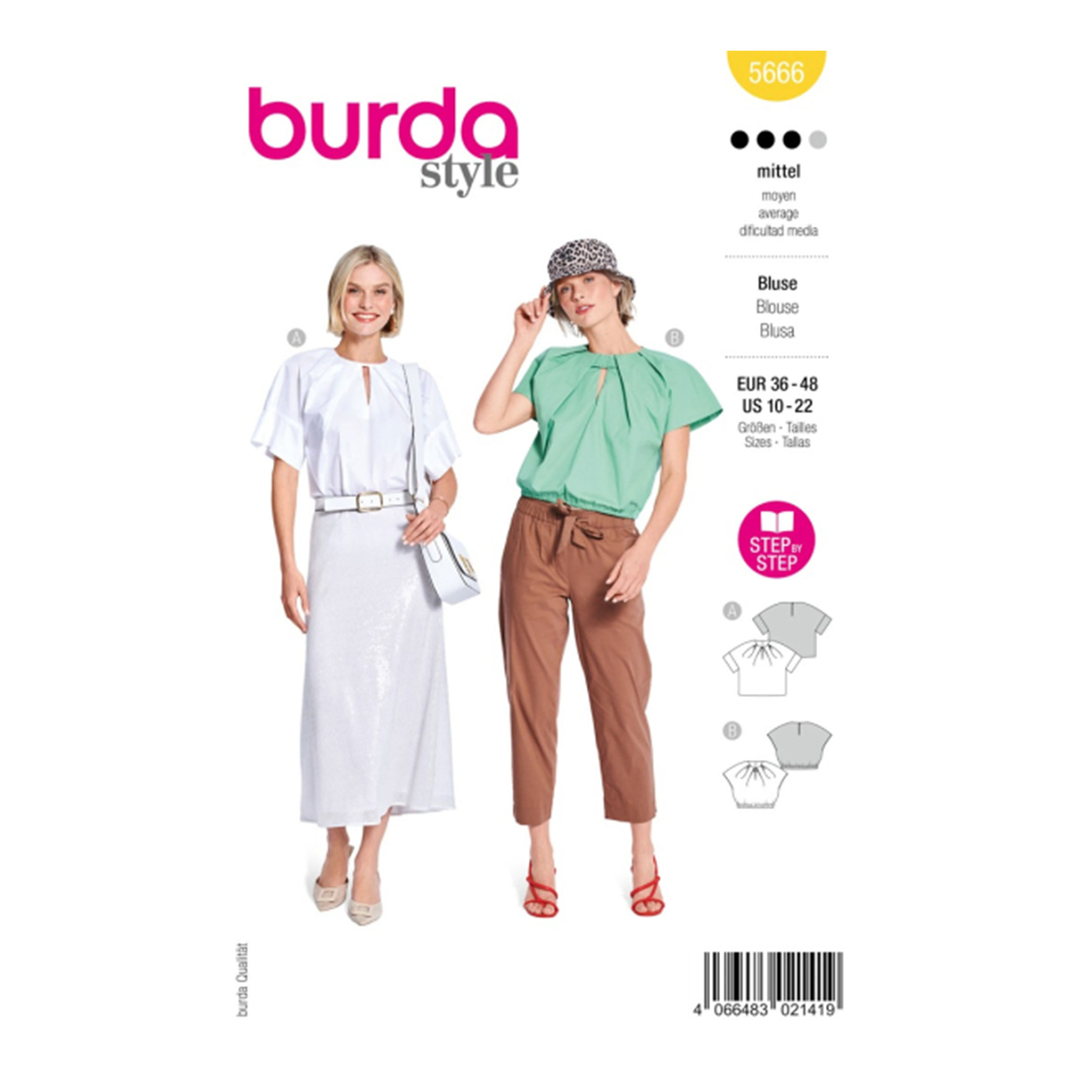 Cartamodello Burda Medium Blusa Image