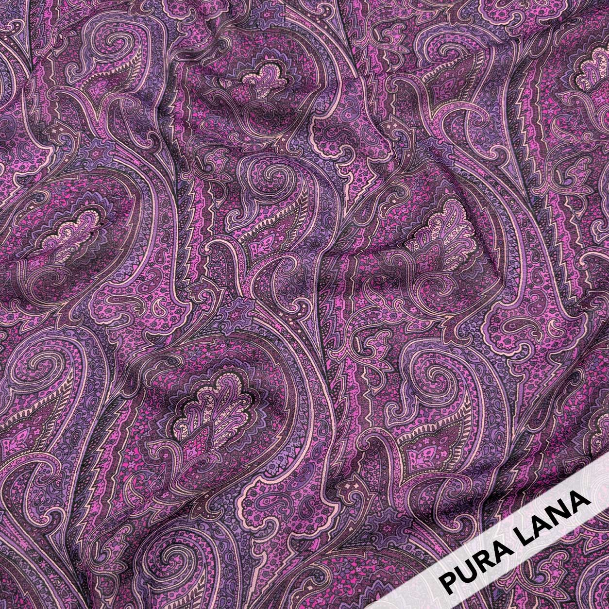 Pura Lana Fantasia Paisley Viola Image