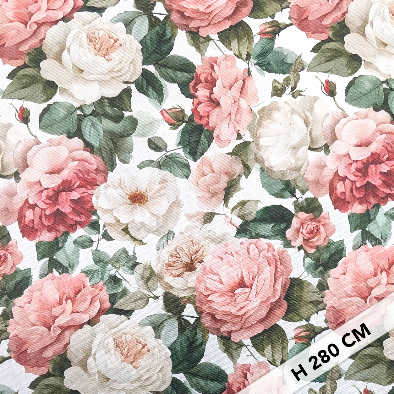 Panama Peonie Rosa Antico H 280 cm Image