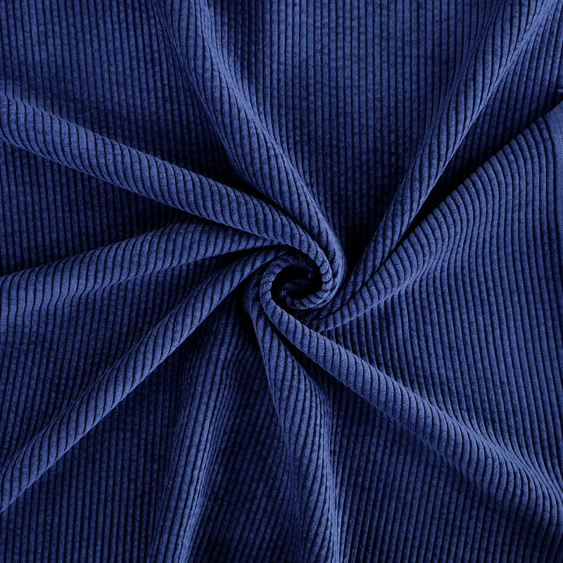 Tessuto velluto blu