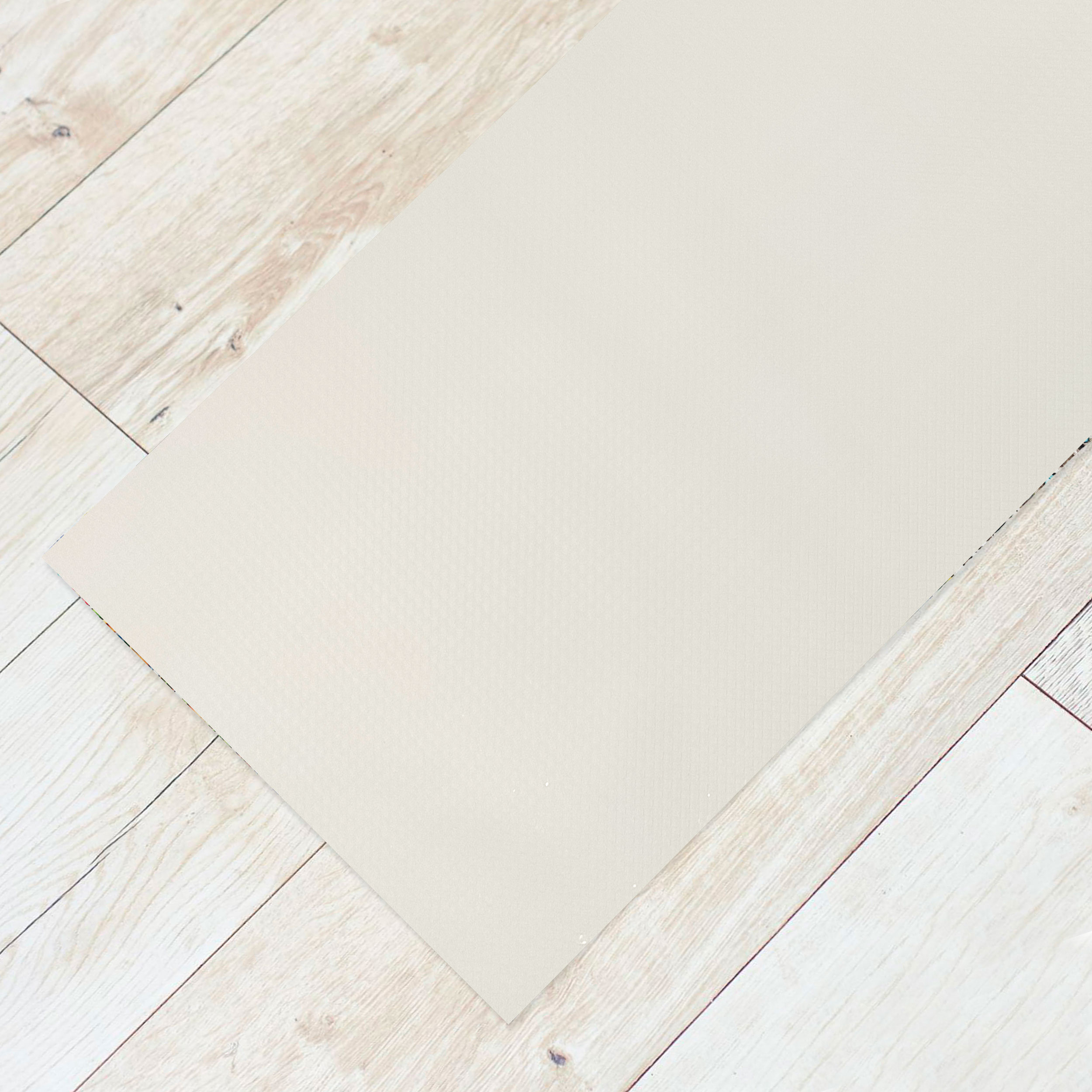 Tappeto Antiscivolo Intrecciato Bianco