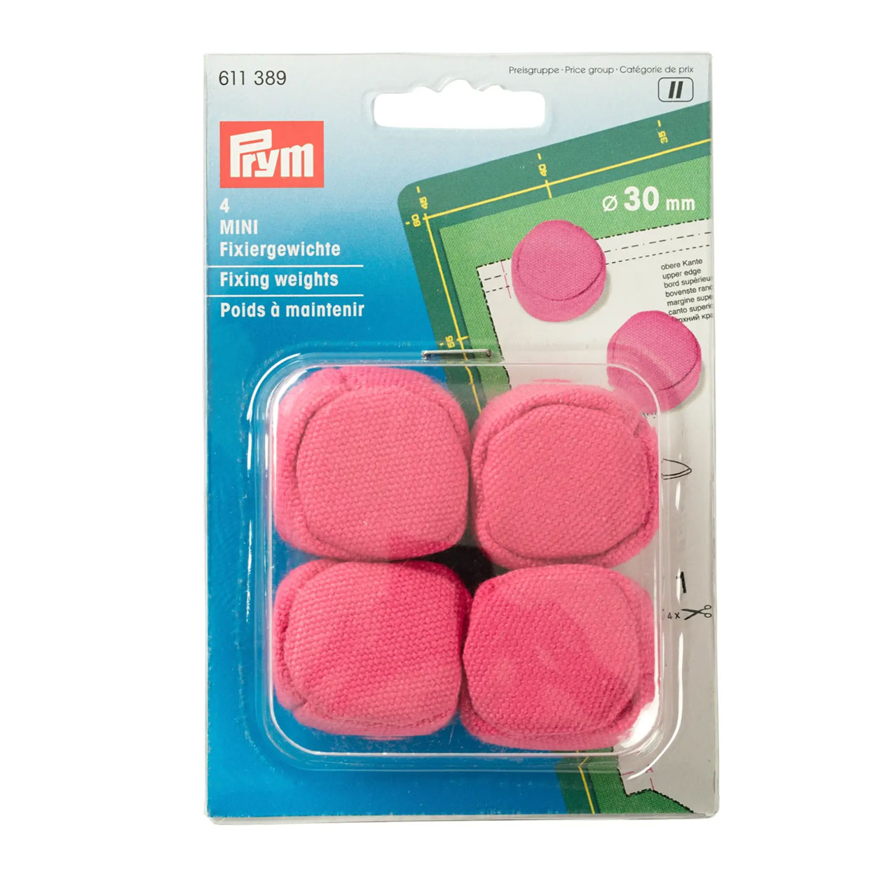  Pesi di Fissaggio Prym Mini Ø 30 mm Rosa