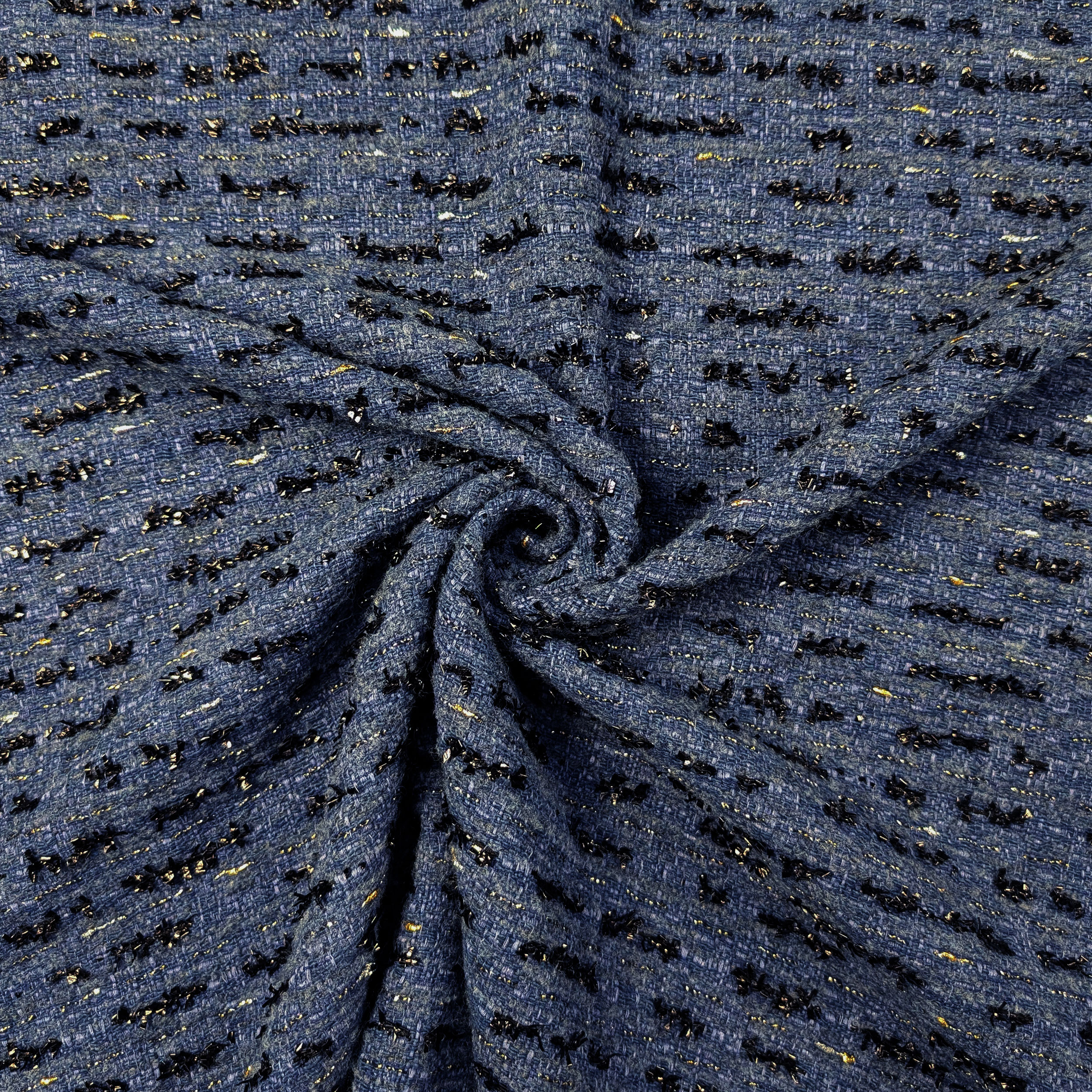 Tweed Jacquard Avio con Inserti Lurex Image