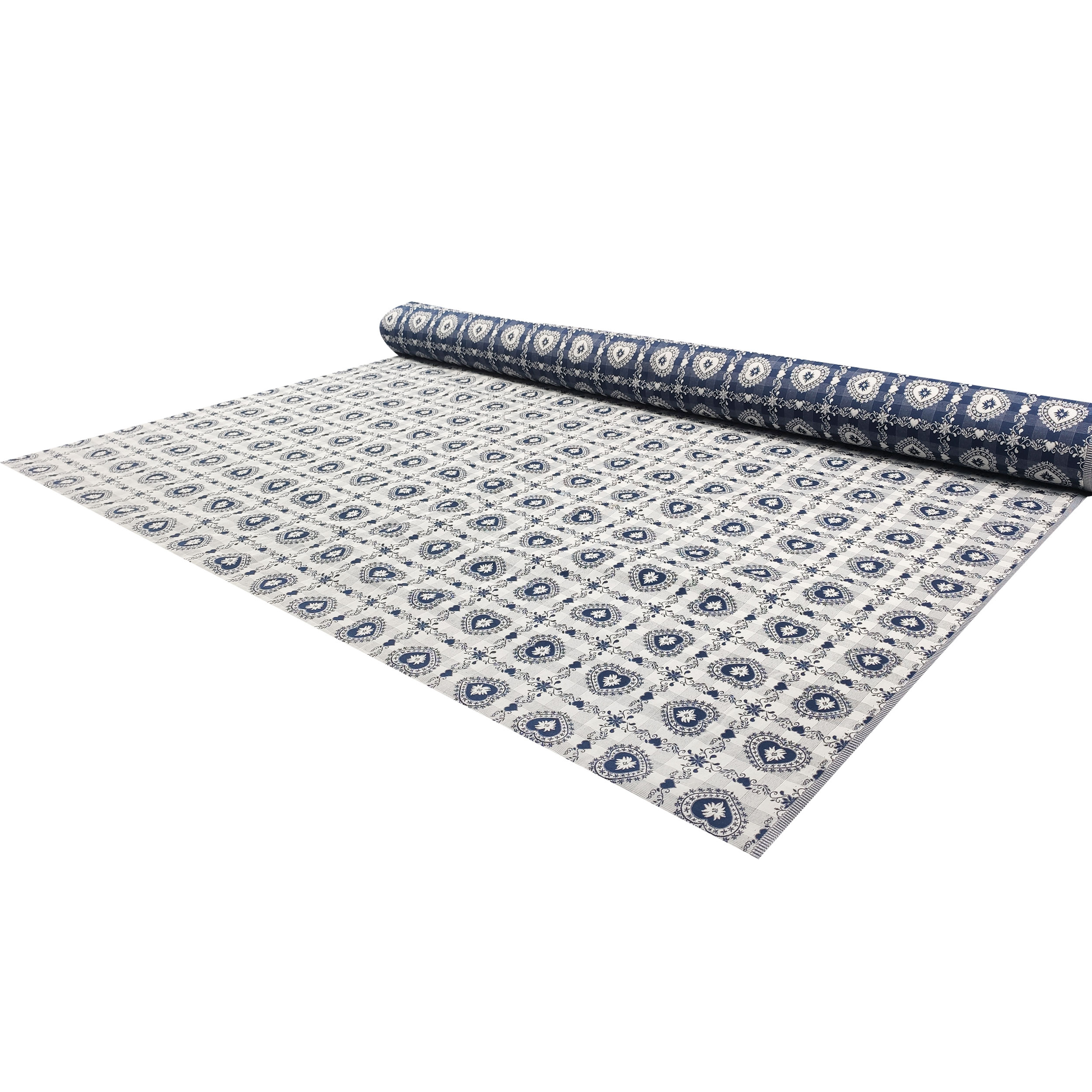 Tessuto Tirolese Double Blu