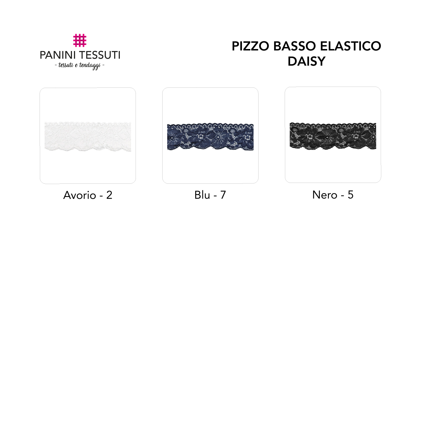 Pizzo Basso Elastico Daisy Image