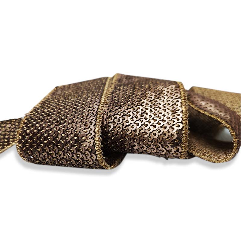 Passamaneria Paillettes su Tulle
