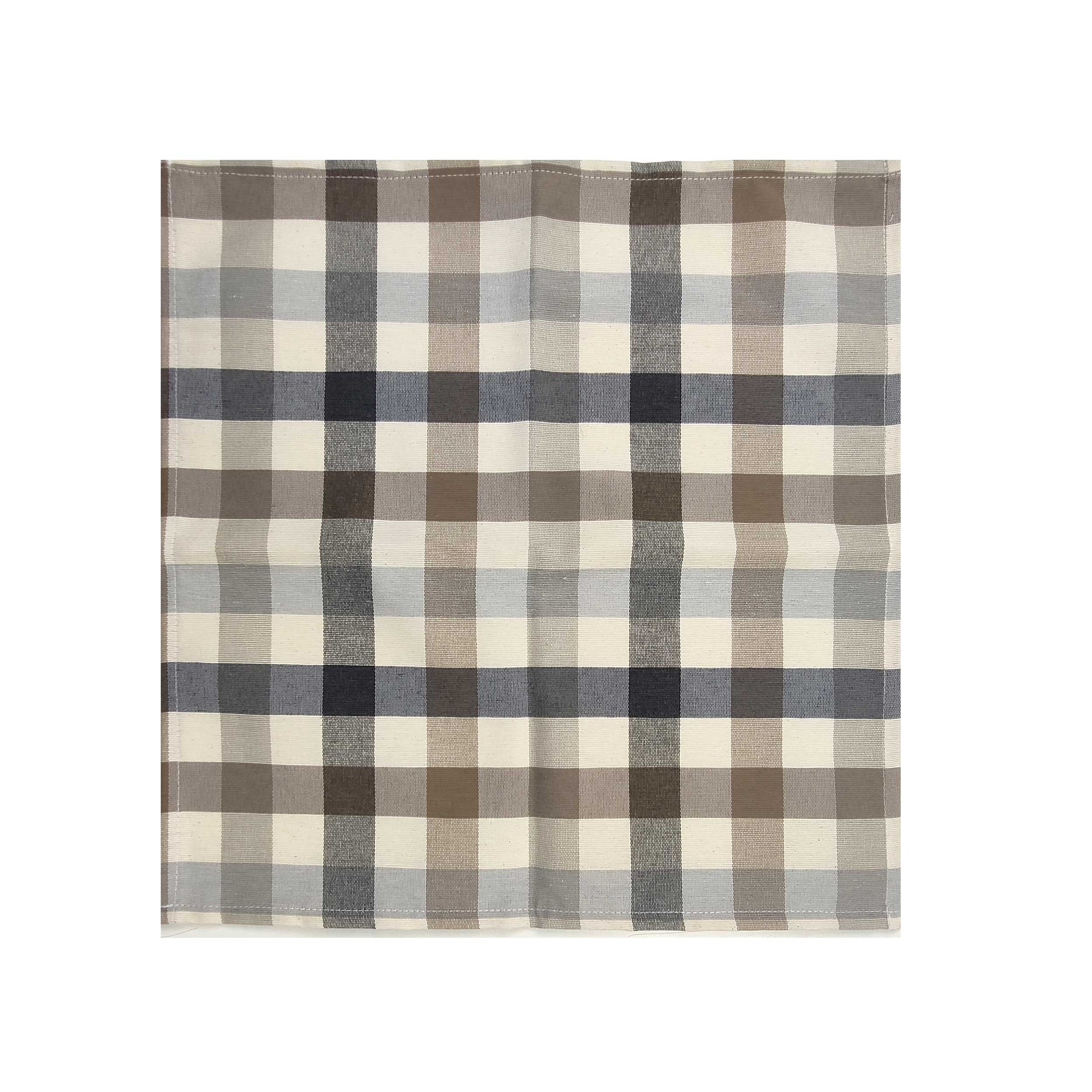 Tovagliolo Tinto in Filo Quadretti Multicolor Beige Image