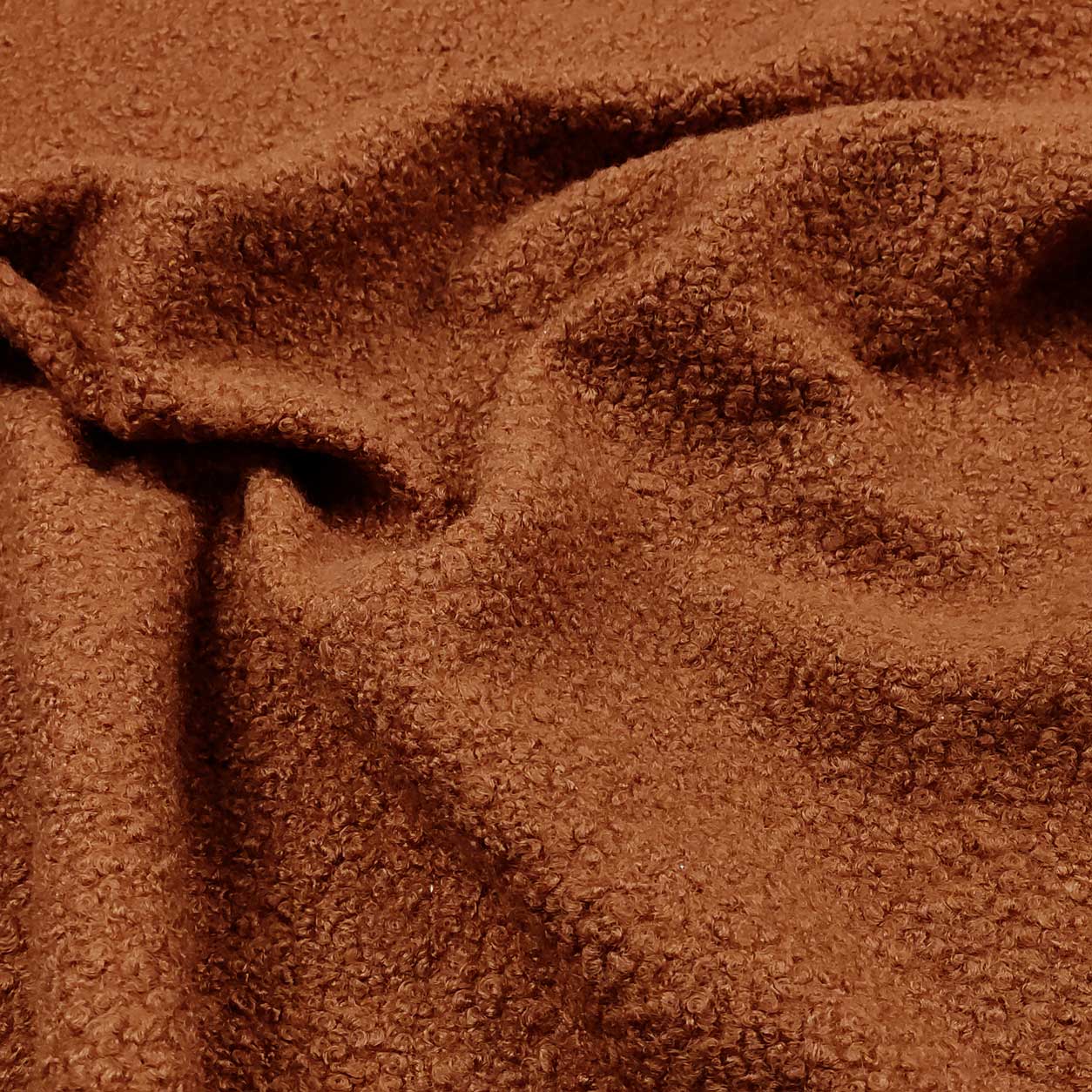 Tessuto per Cappotti Bouclè Bruciato