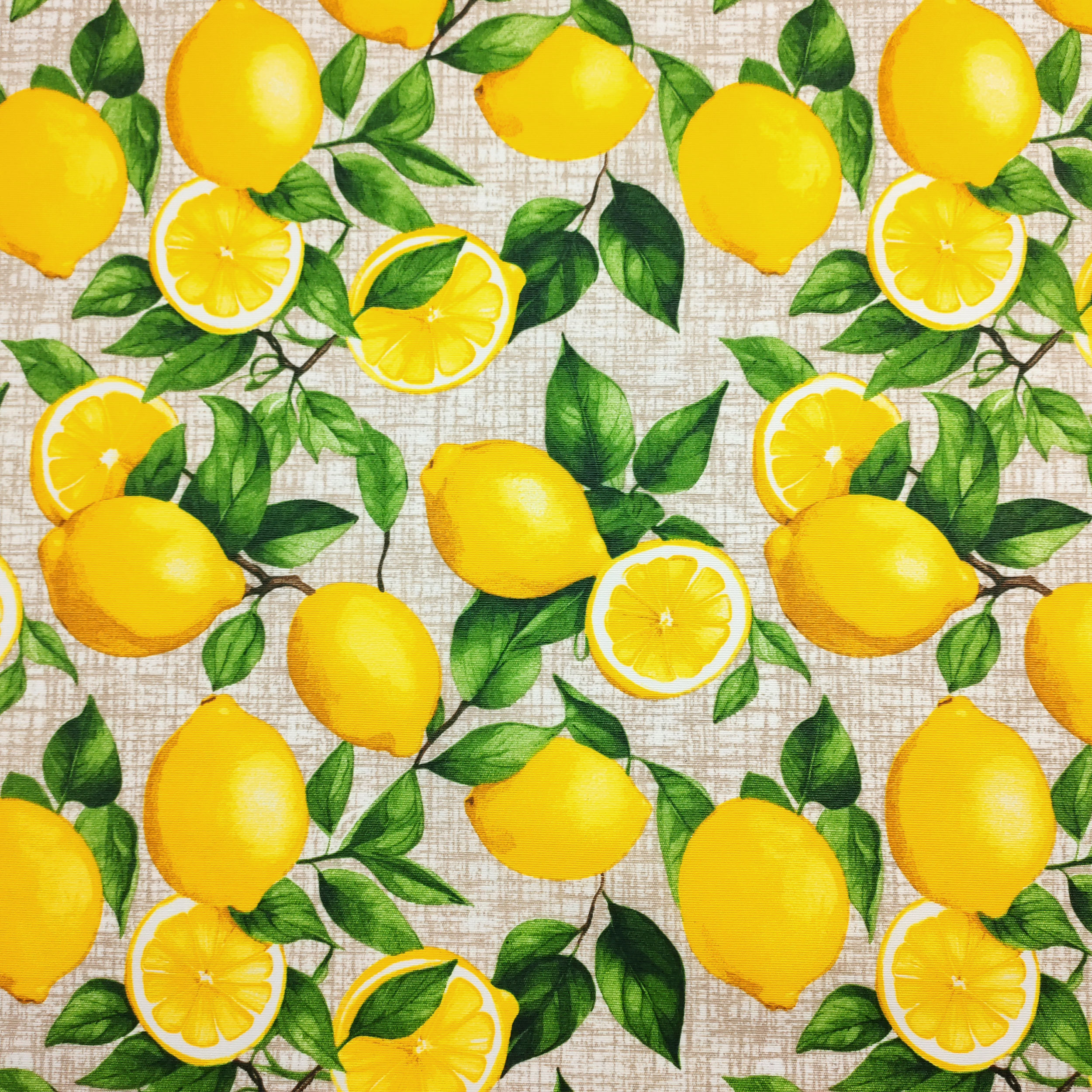 Tessuto per Tovaglia Resinata Limoni