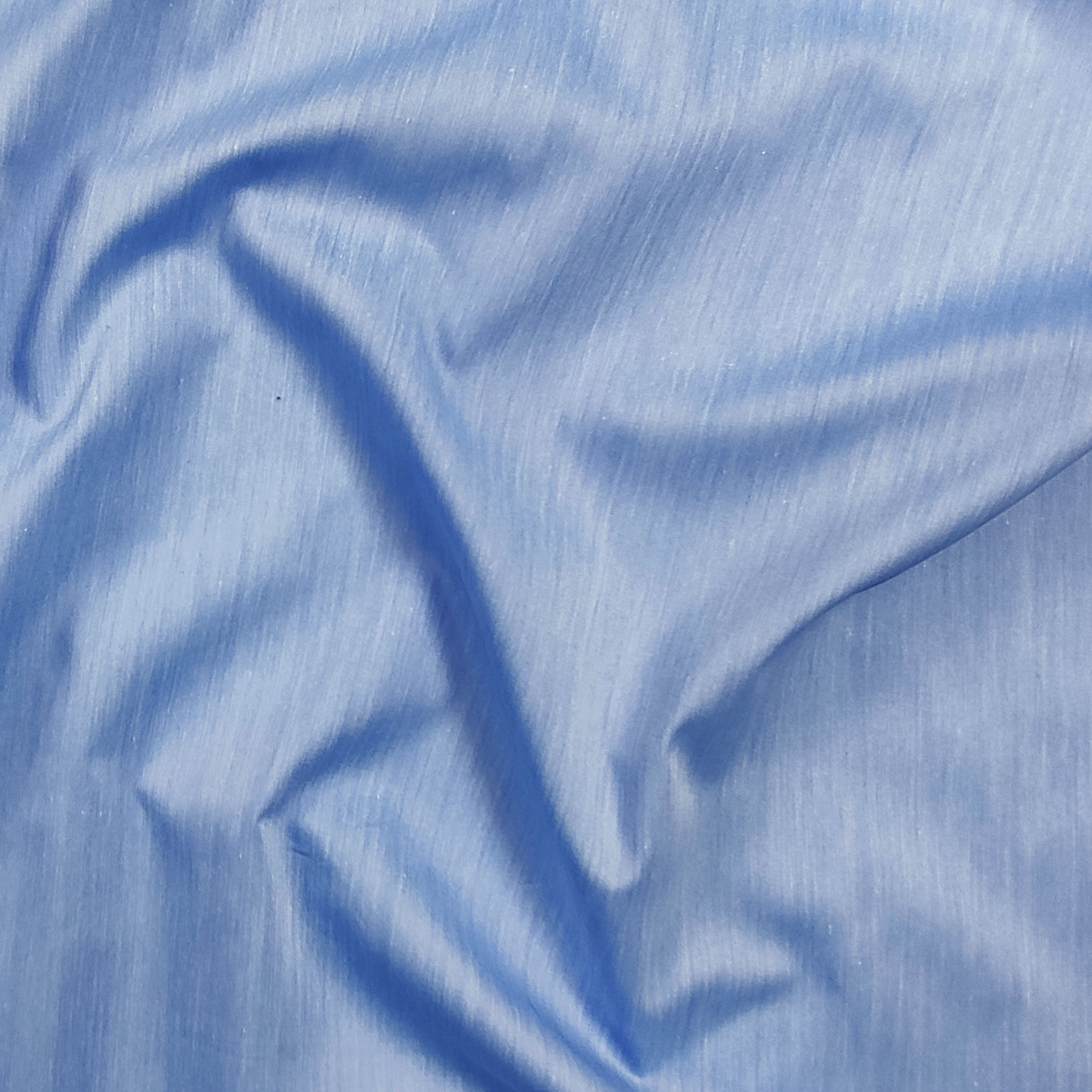 Cotone Camiceria Elasticizzata Azzurro