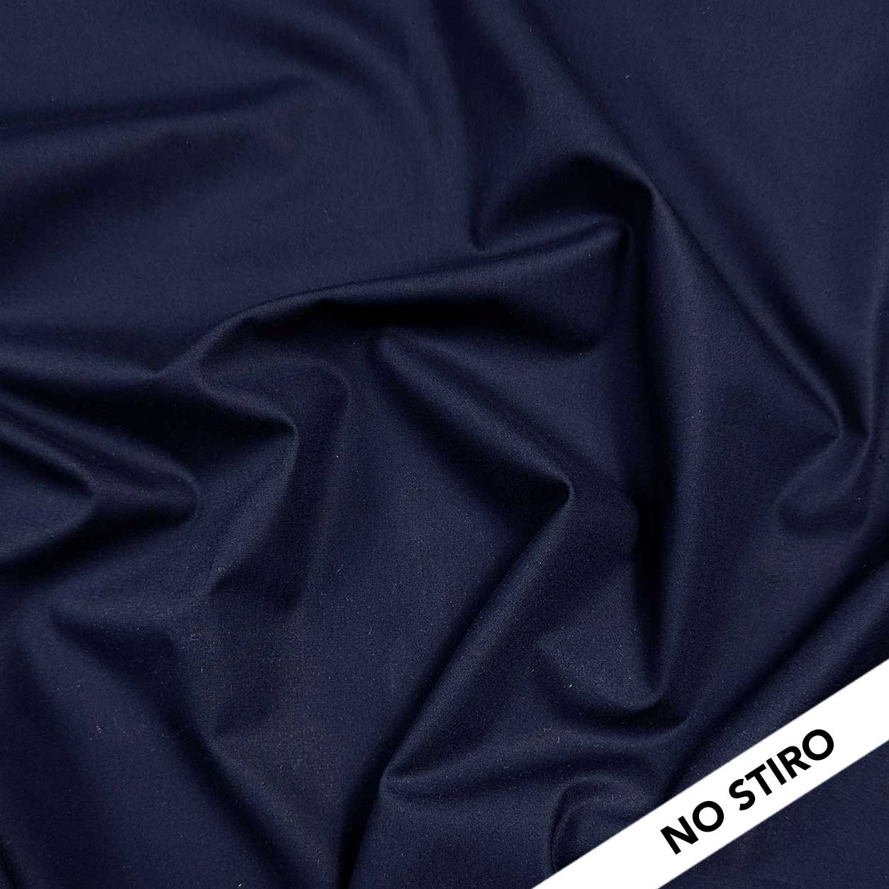 Cotone per Camiceria Blu No Stiro Brennet Swiss Image