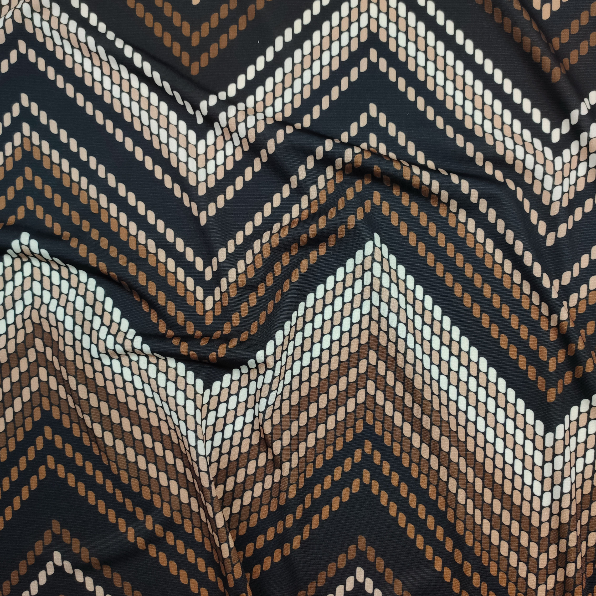 Maglina Moda Astratto Beige Marrone