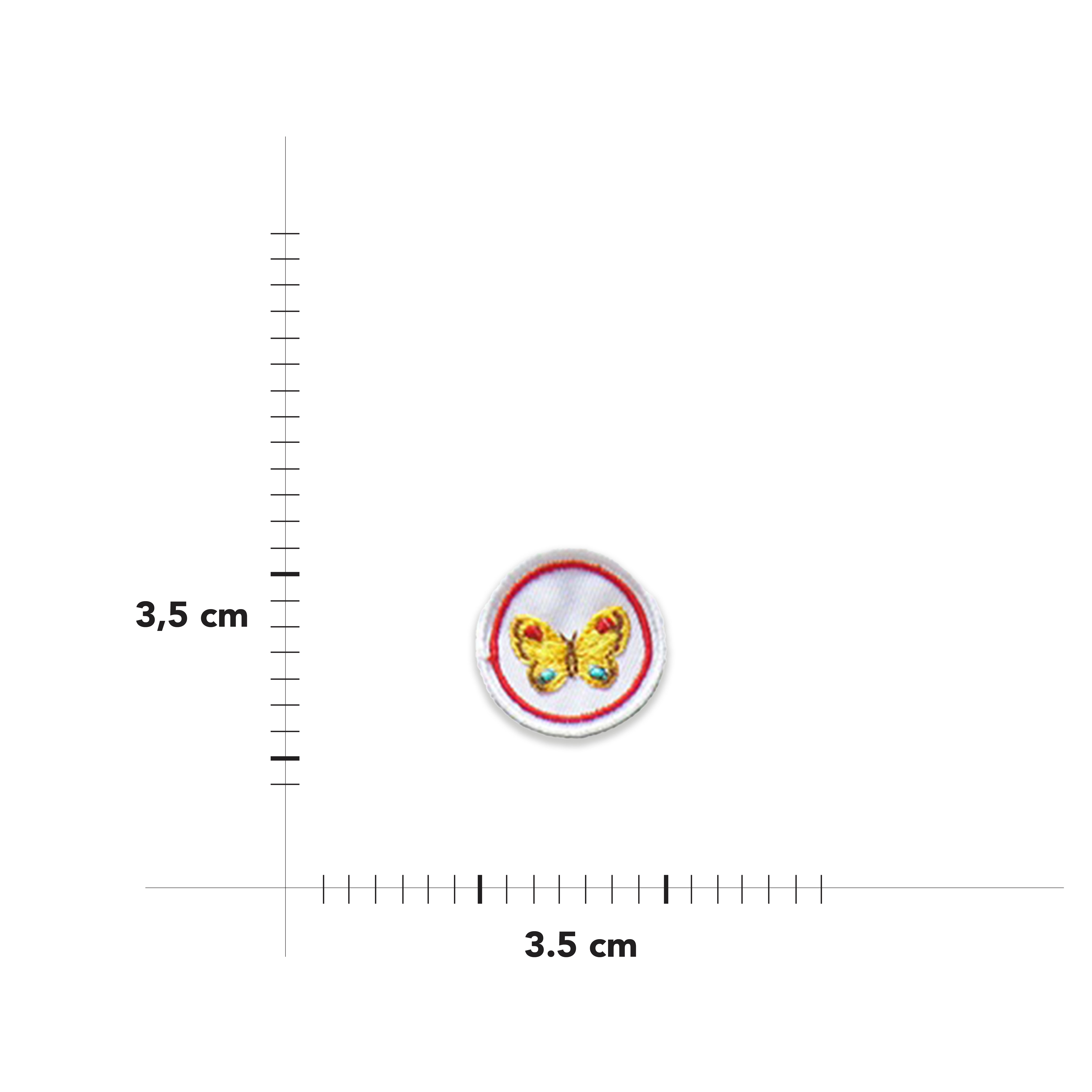 Applicazione Termoadesiva Rotonda Fantasia Image