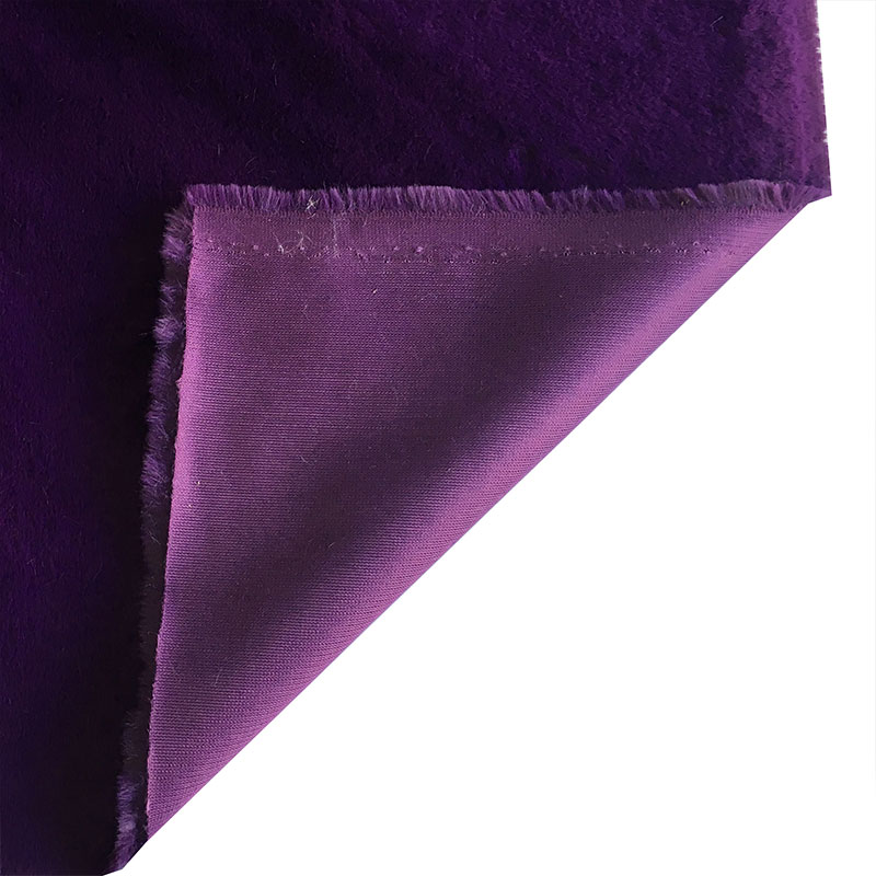 Tessuto Pelliccia da Abbigliamento Special  Rosso  Viola 