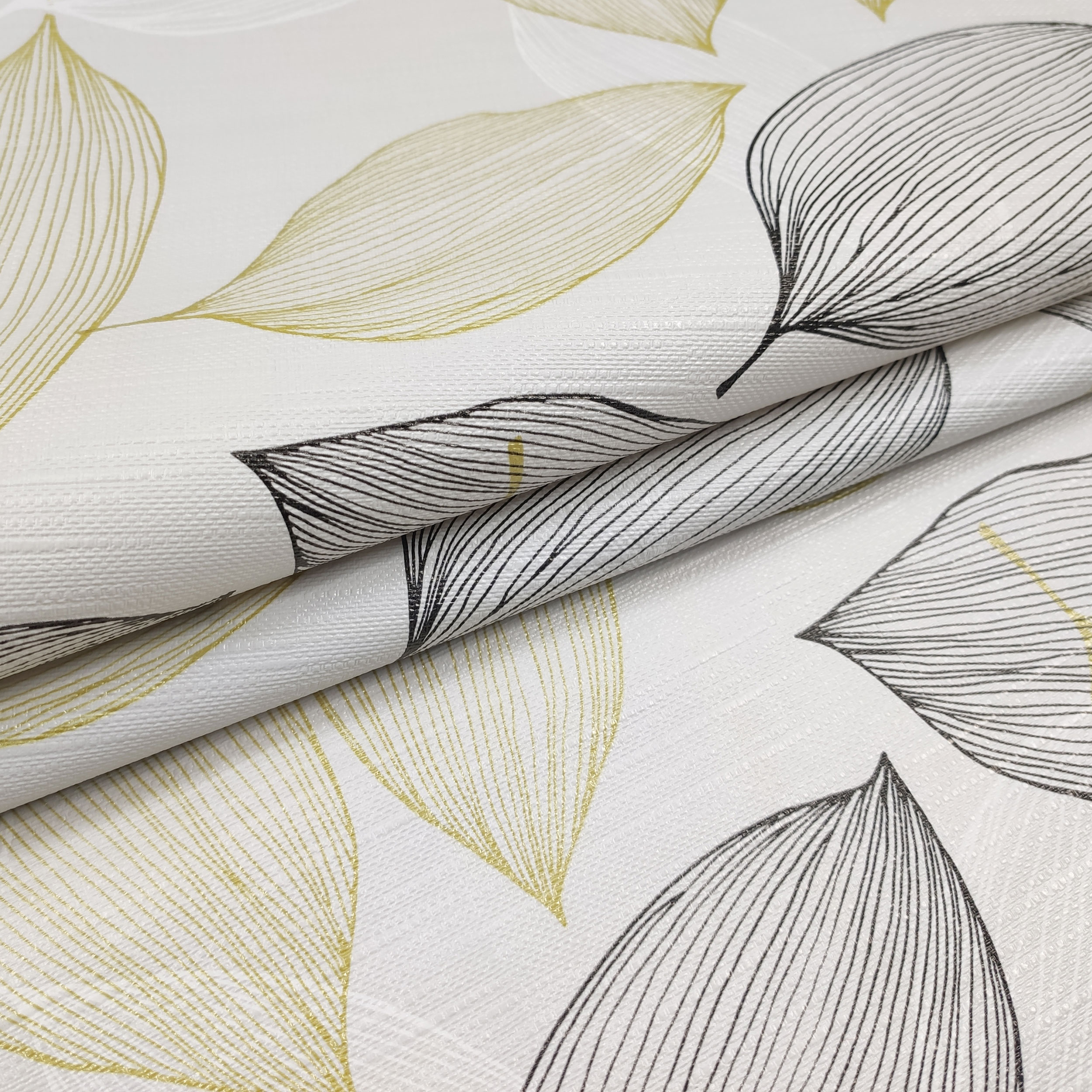Matches21 Centrotavola Ricamato Autunno – Foglie Multicolore, Ø 40 Cm, Poliestere Verde