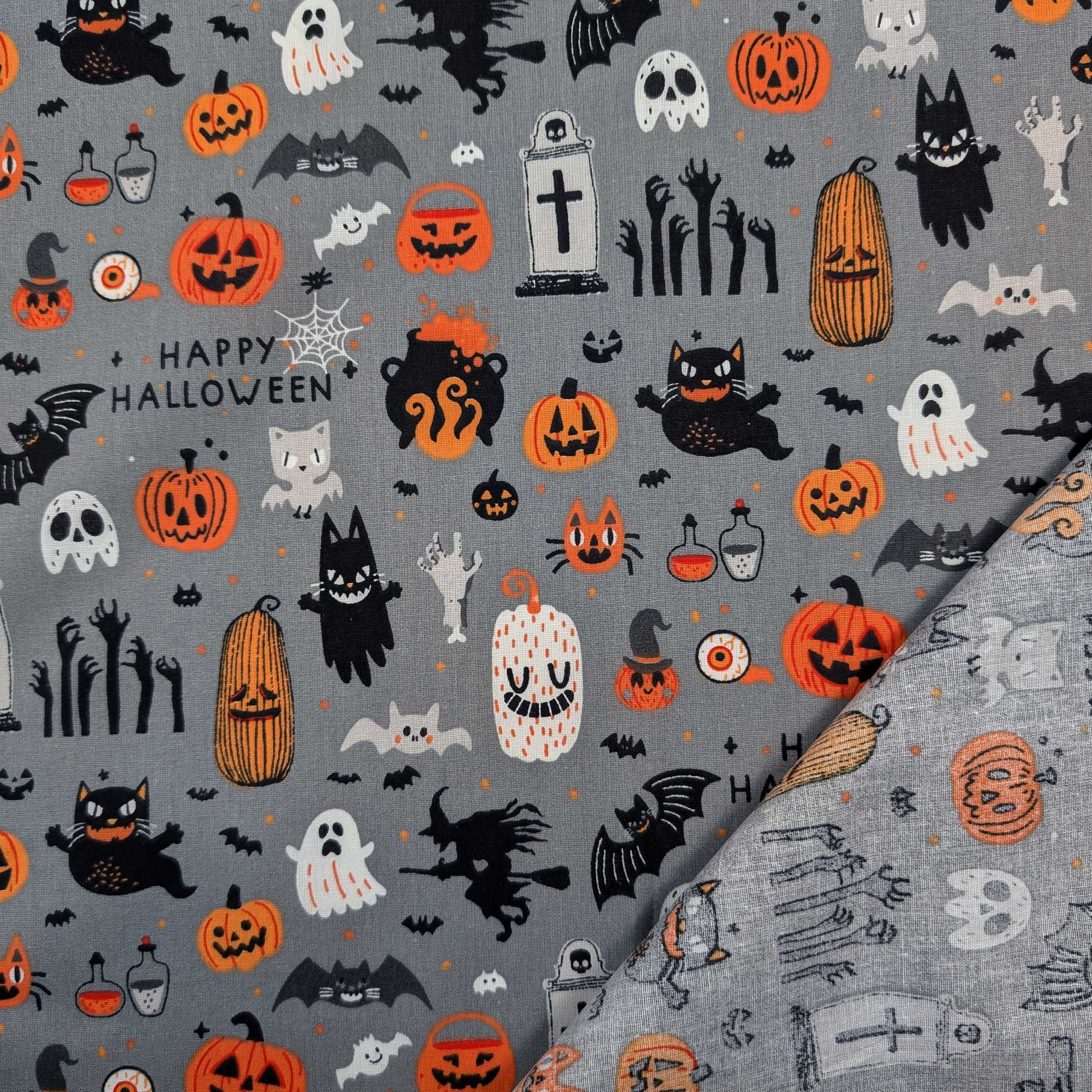 Cotone Fantasia Happy Halloween Image