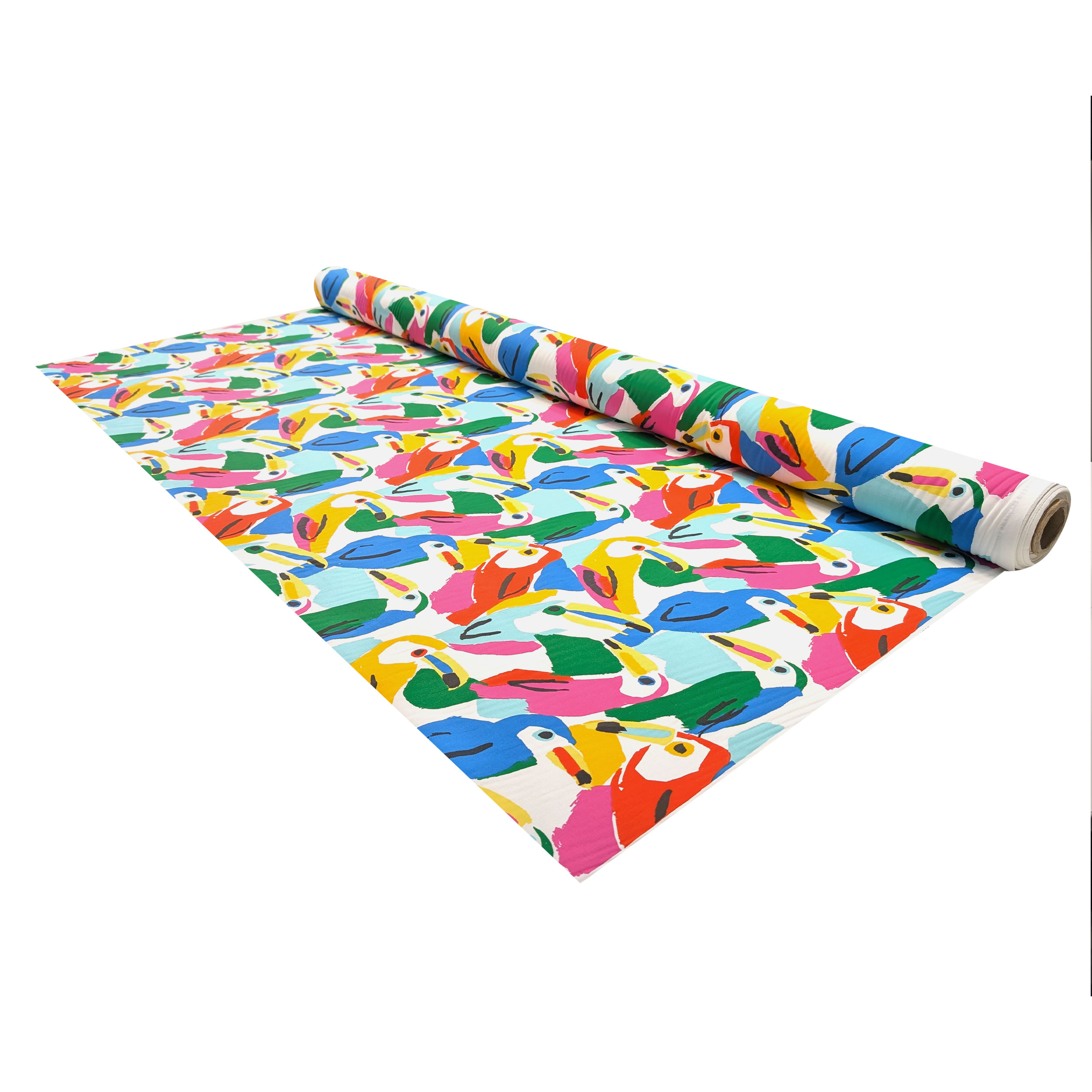 Cotone Fantasia Tucani Multicolore Image