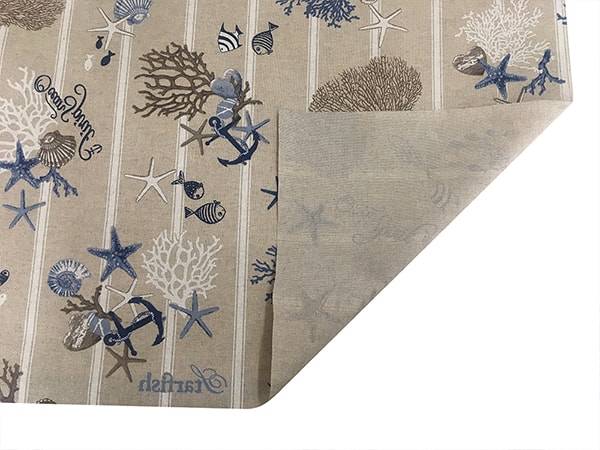 Tovaglia resinata fantasia marina shabby 