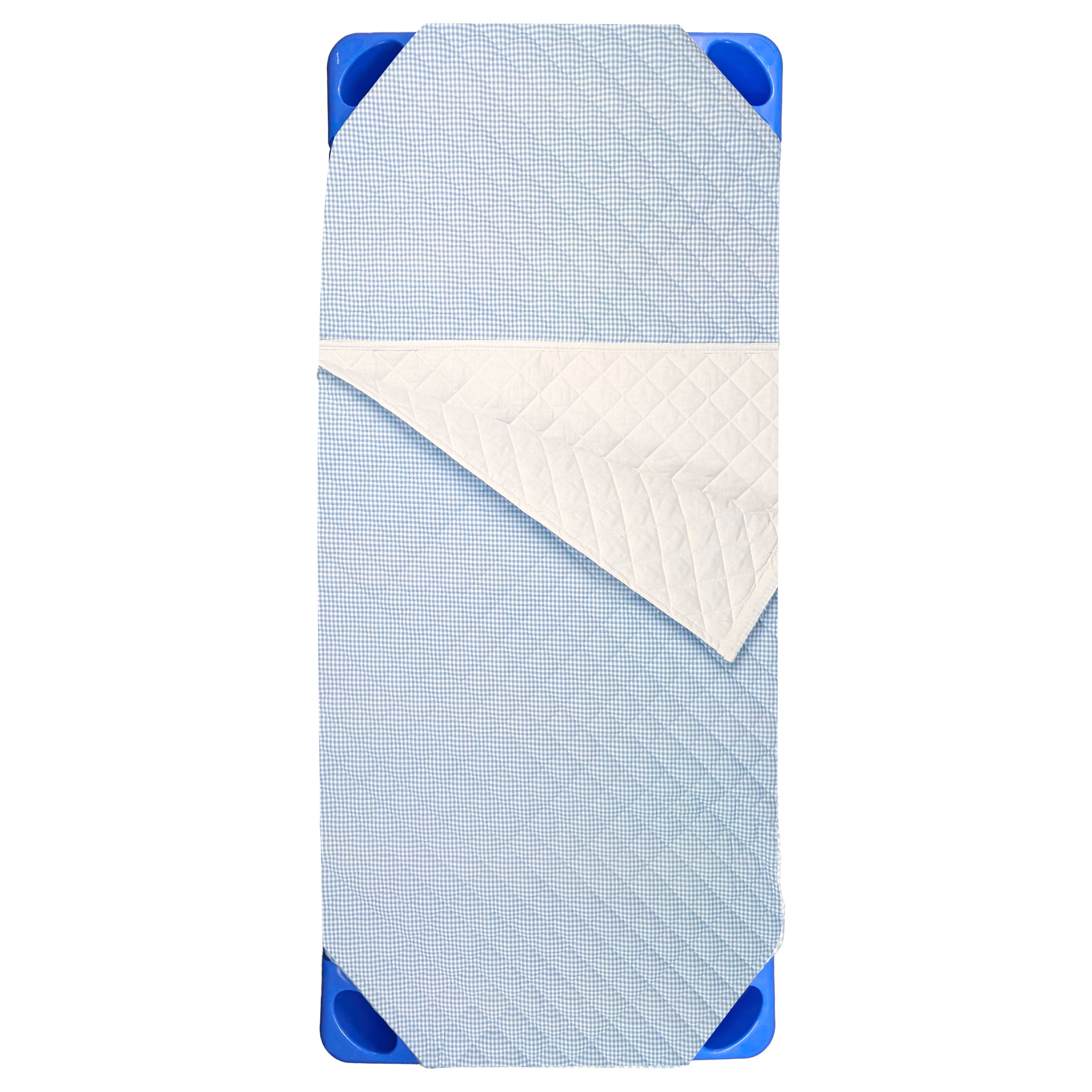 Sacco Nanna Sagomato per Brandine Quadretti Azzurro Image