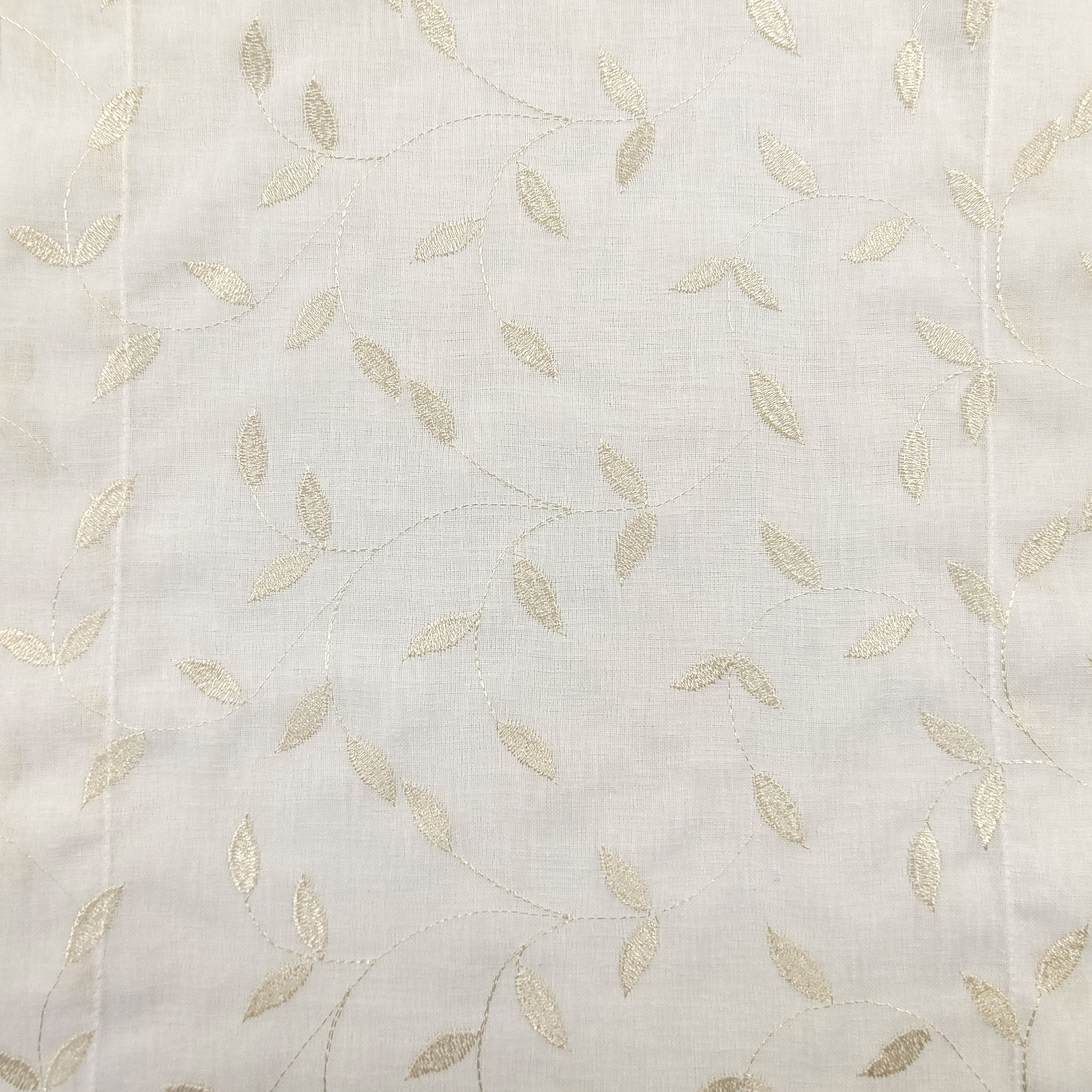 Tessuto Tendino Foglie Eleganti - Oro