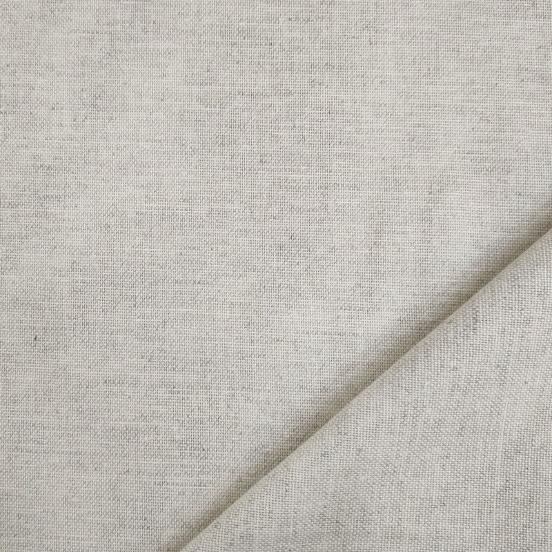 Tessuto Panama Tinta Unita Melange Bianco