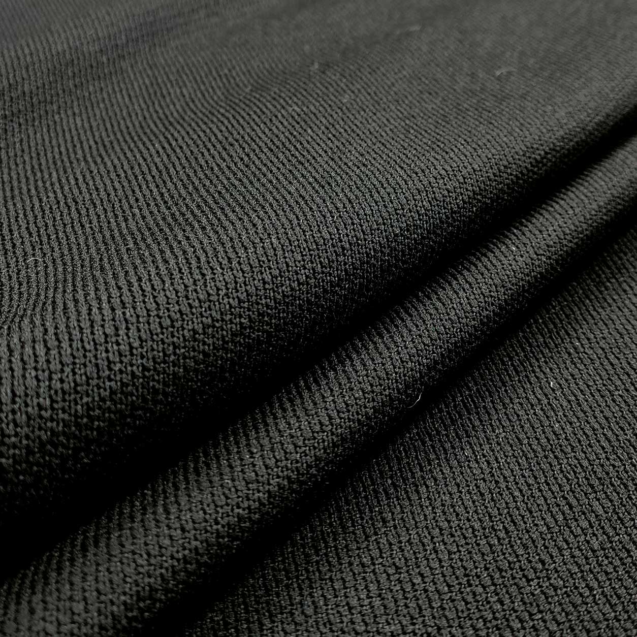Maglia Pesante Tinta Unita Nero 