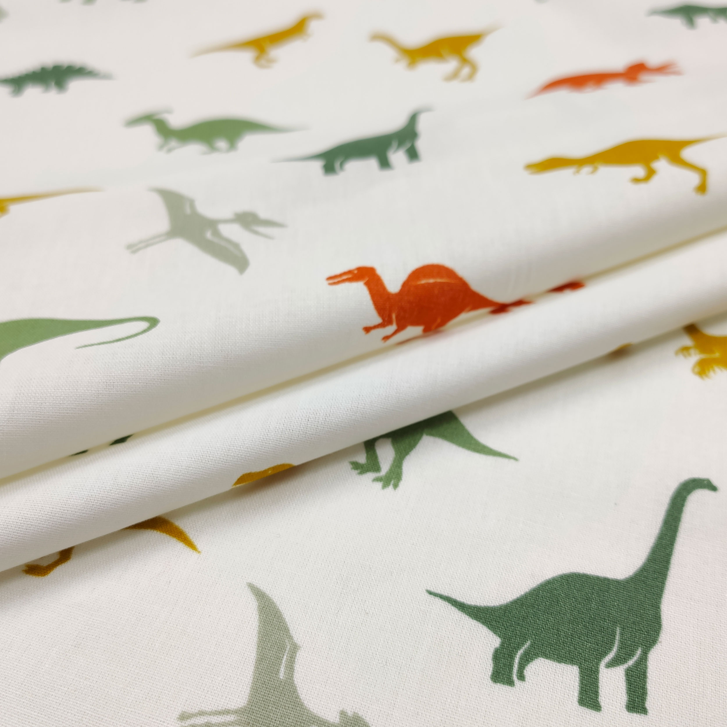 Popeline di Cotone Fantasia Dinosauri Image