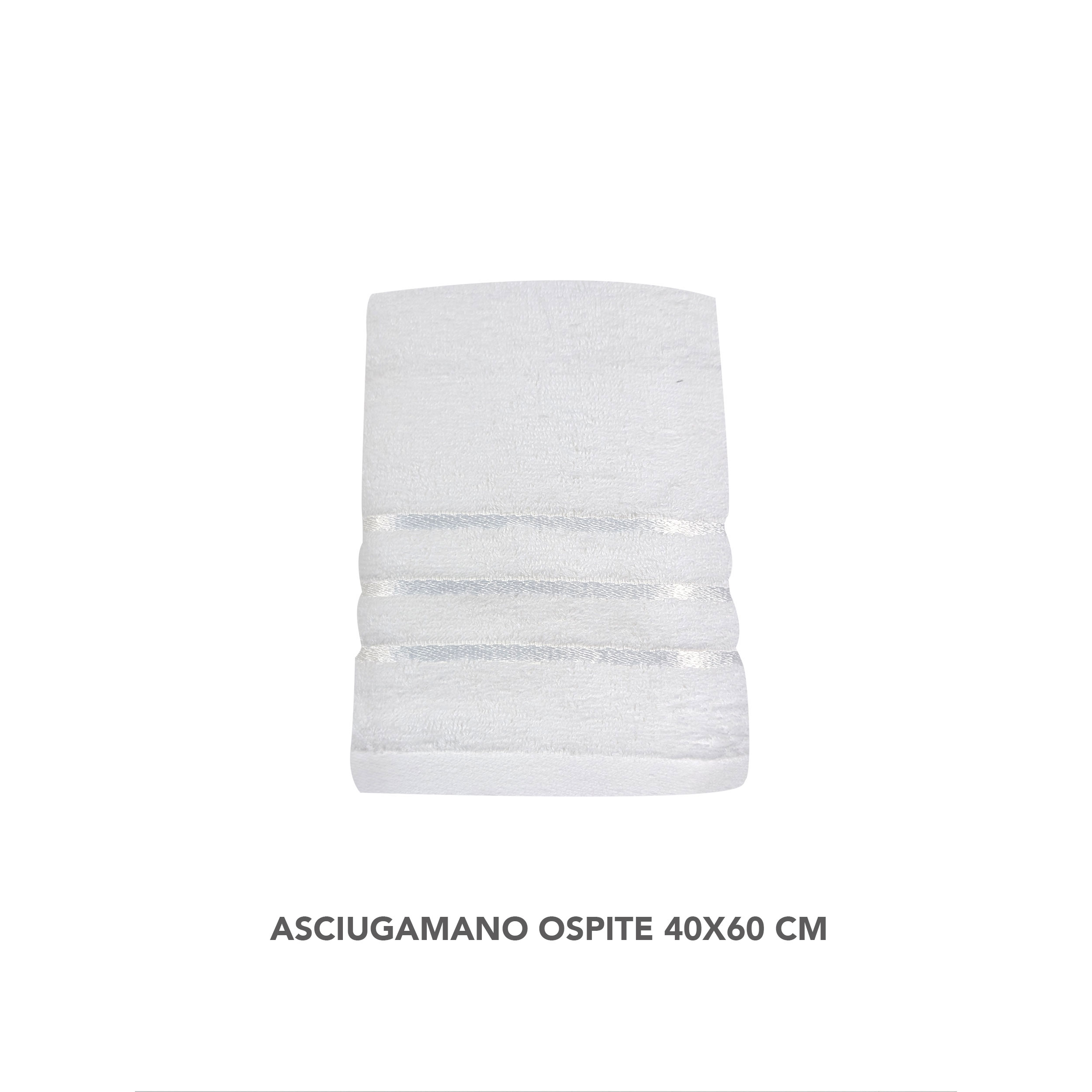 Set Asciugamani Bagno Viso e Ospite Bianco Image
