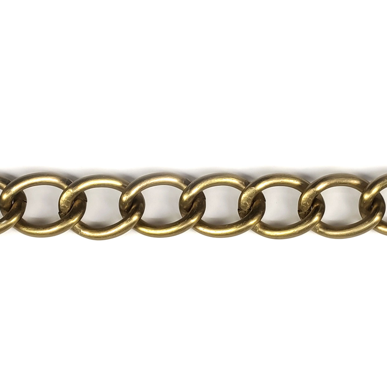 Catena Per Borsa In Alluminio – Larghezza 9,5 Mm – Lunghezza 120 Cm – Colore Bronzo – Robusta E Leggera