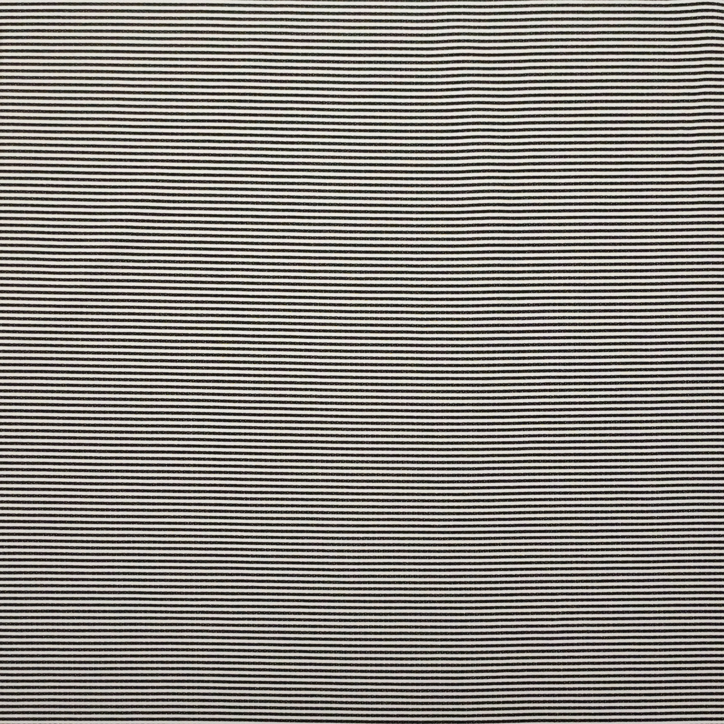 Felpa Estiva Righe Orizzontali Nere Image
