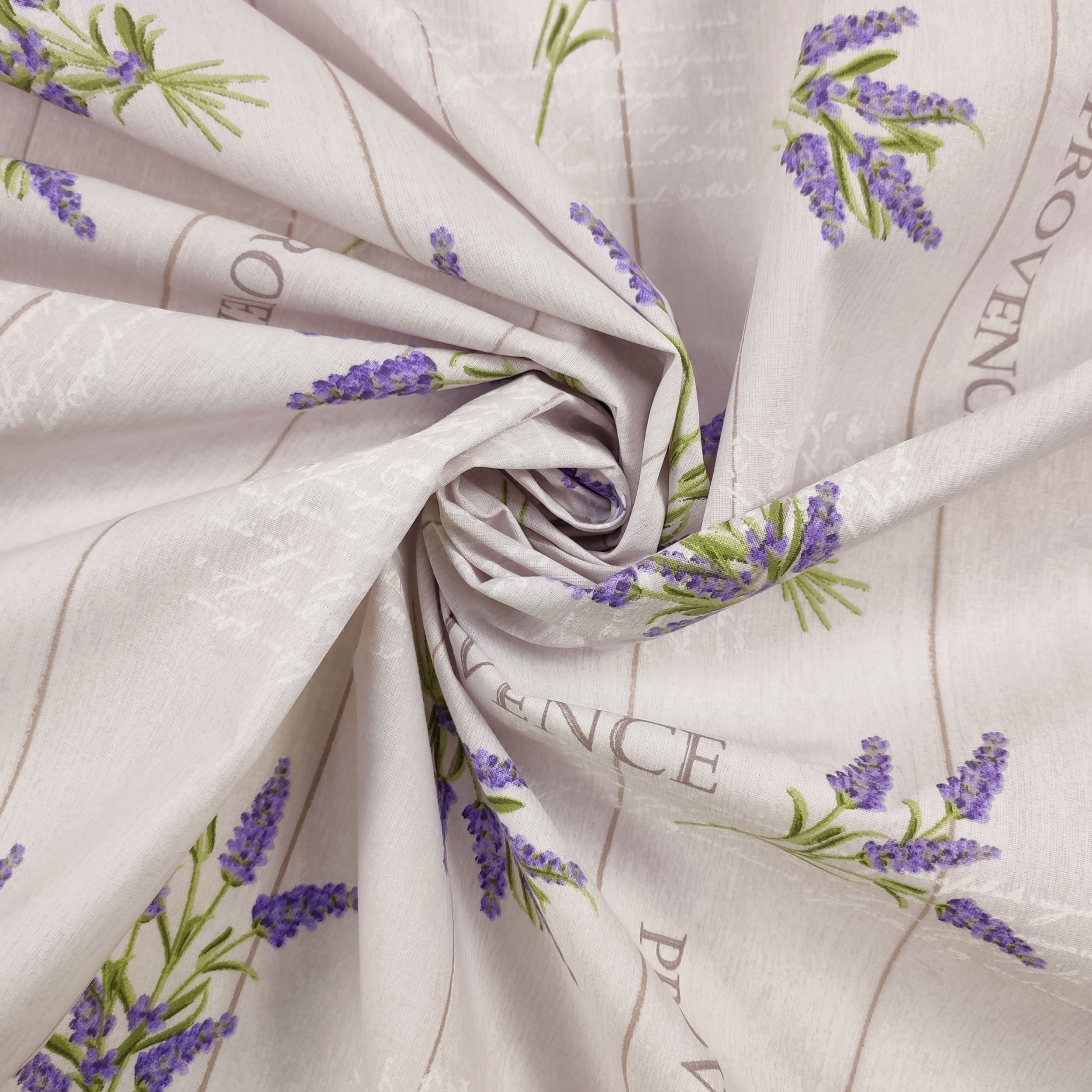 Cotone Tessuto Cotone Lavanda "Provence"