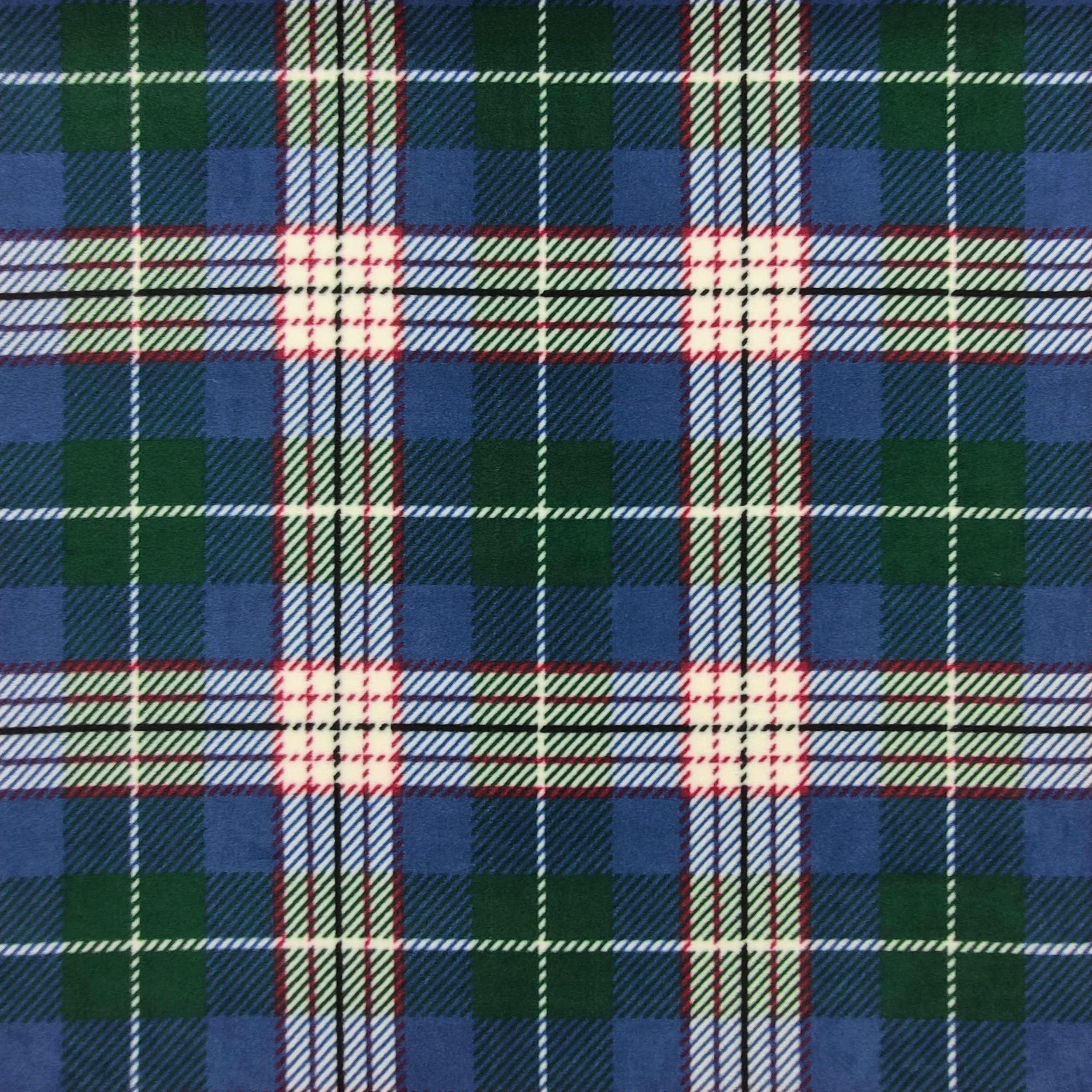 pile tartan toni blu e verde online