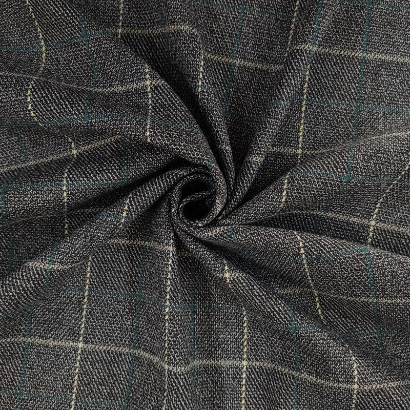 Tessuto Scozzese Righe Lurex e Verde
