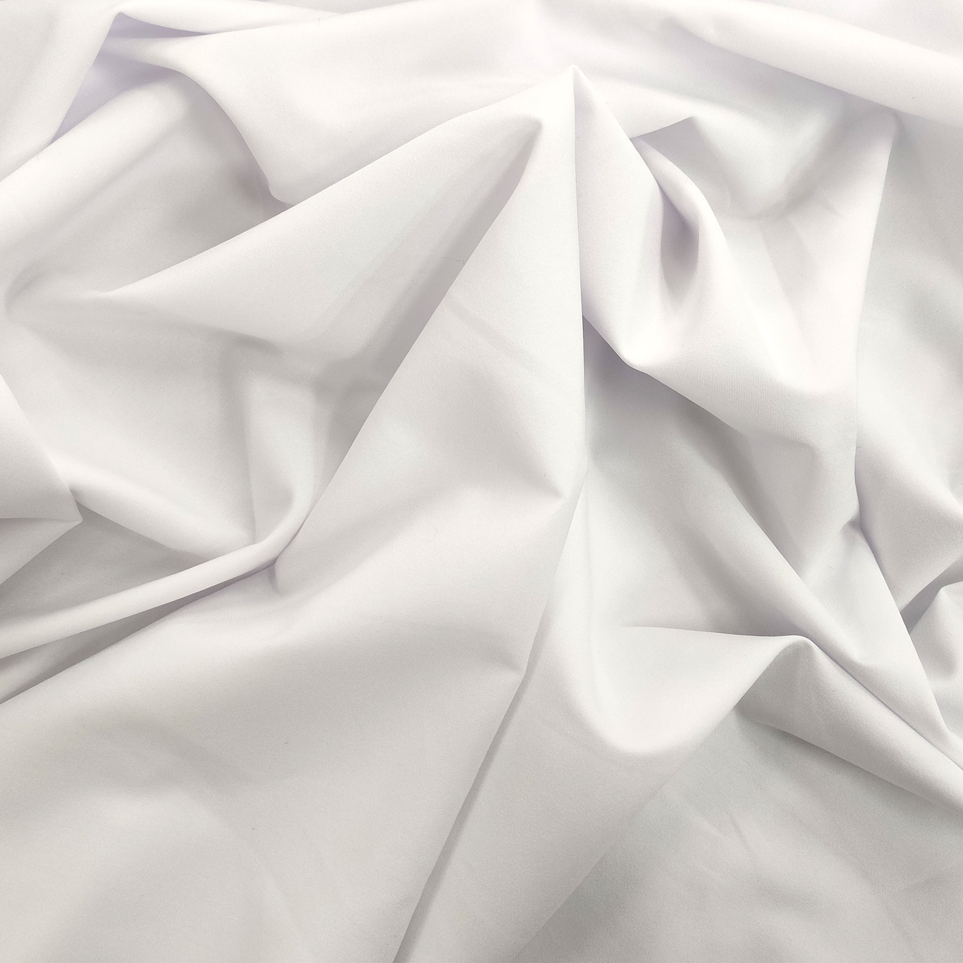 Stoffa adesiva a caldo elastica bianco