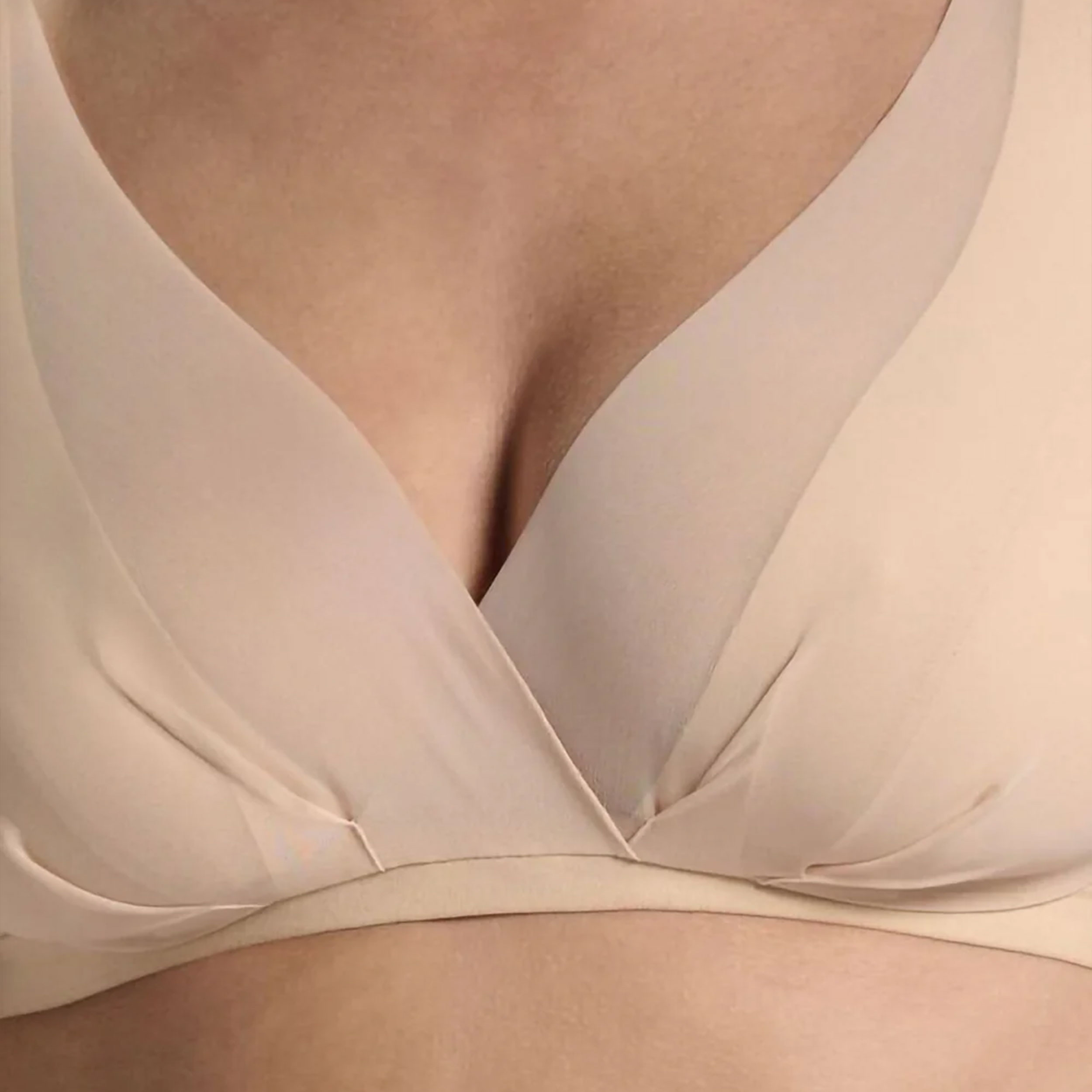 Reggiseno Lepel Senza Ferretto Incrocio Magico Cipria Image