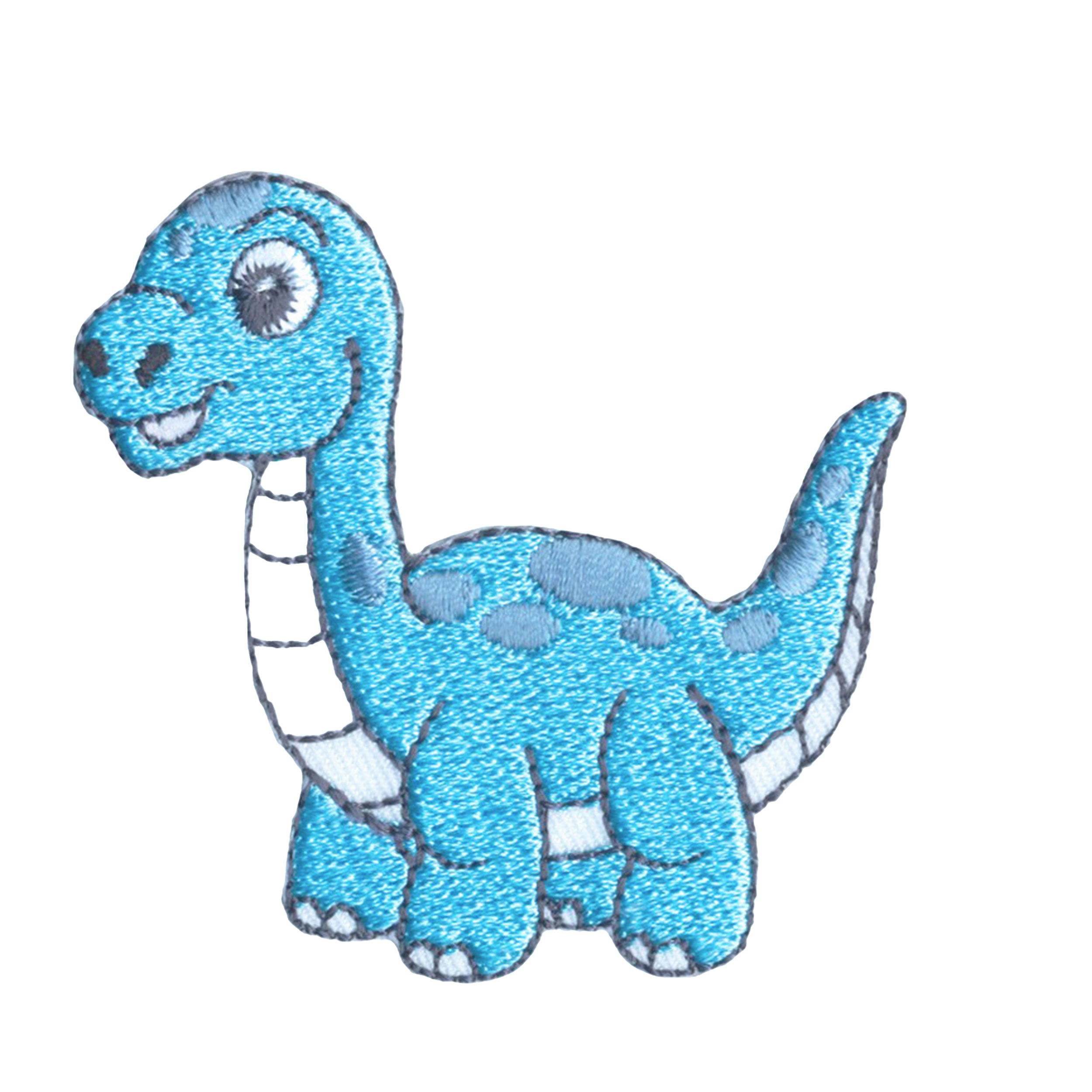 Applicazione Termoadesiva Dinosauro Blu Image