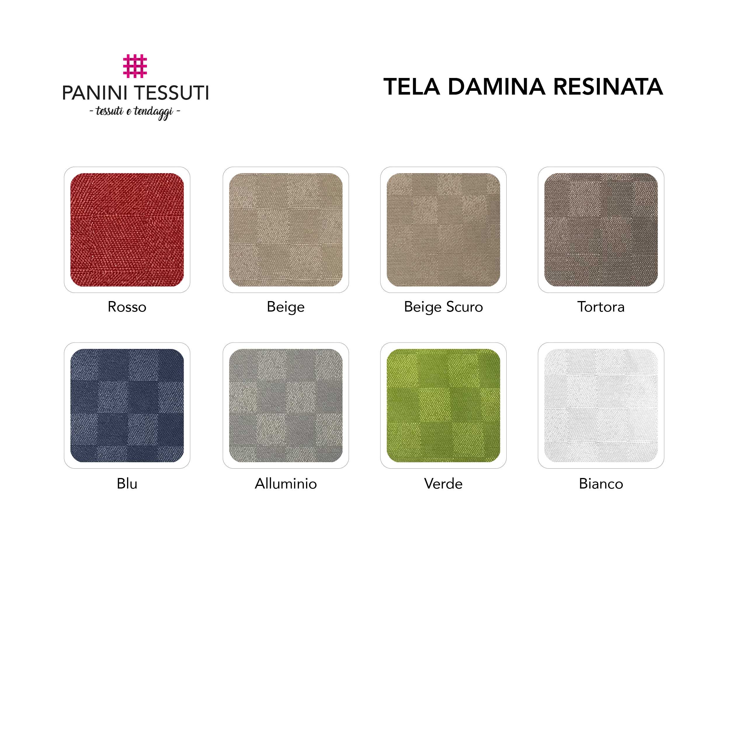 Tela Resinata Damina Tabella colore