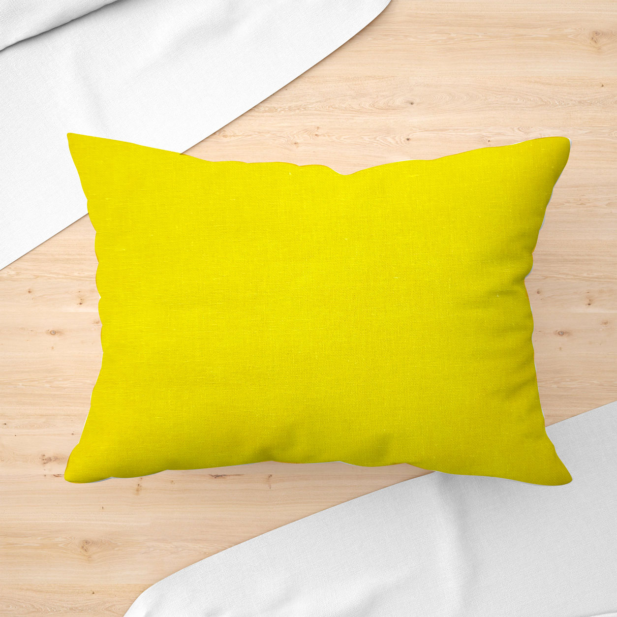 cuscino con patella gialla