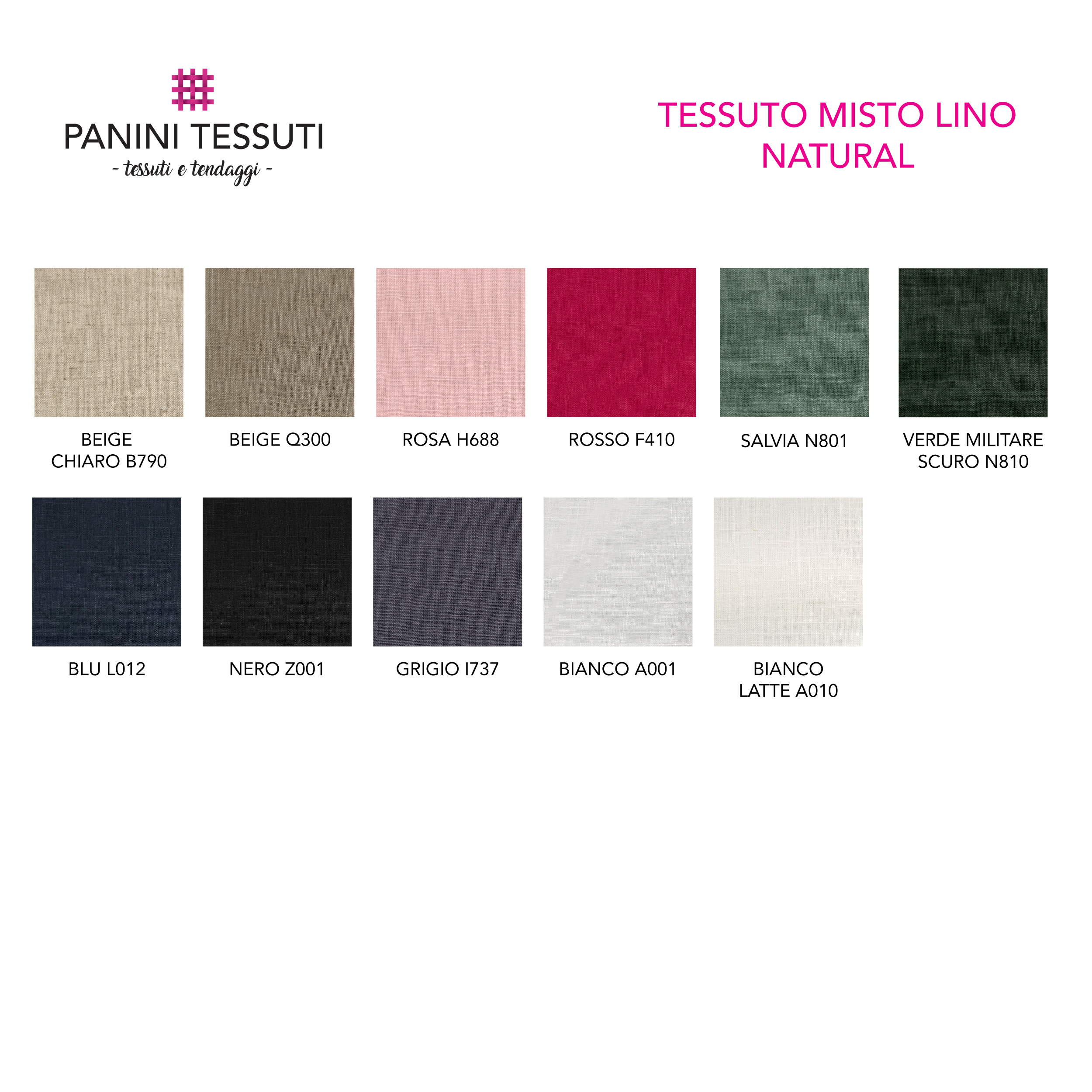 Tessuto Misto Lino Natural Image