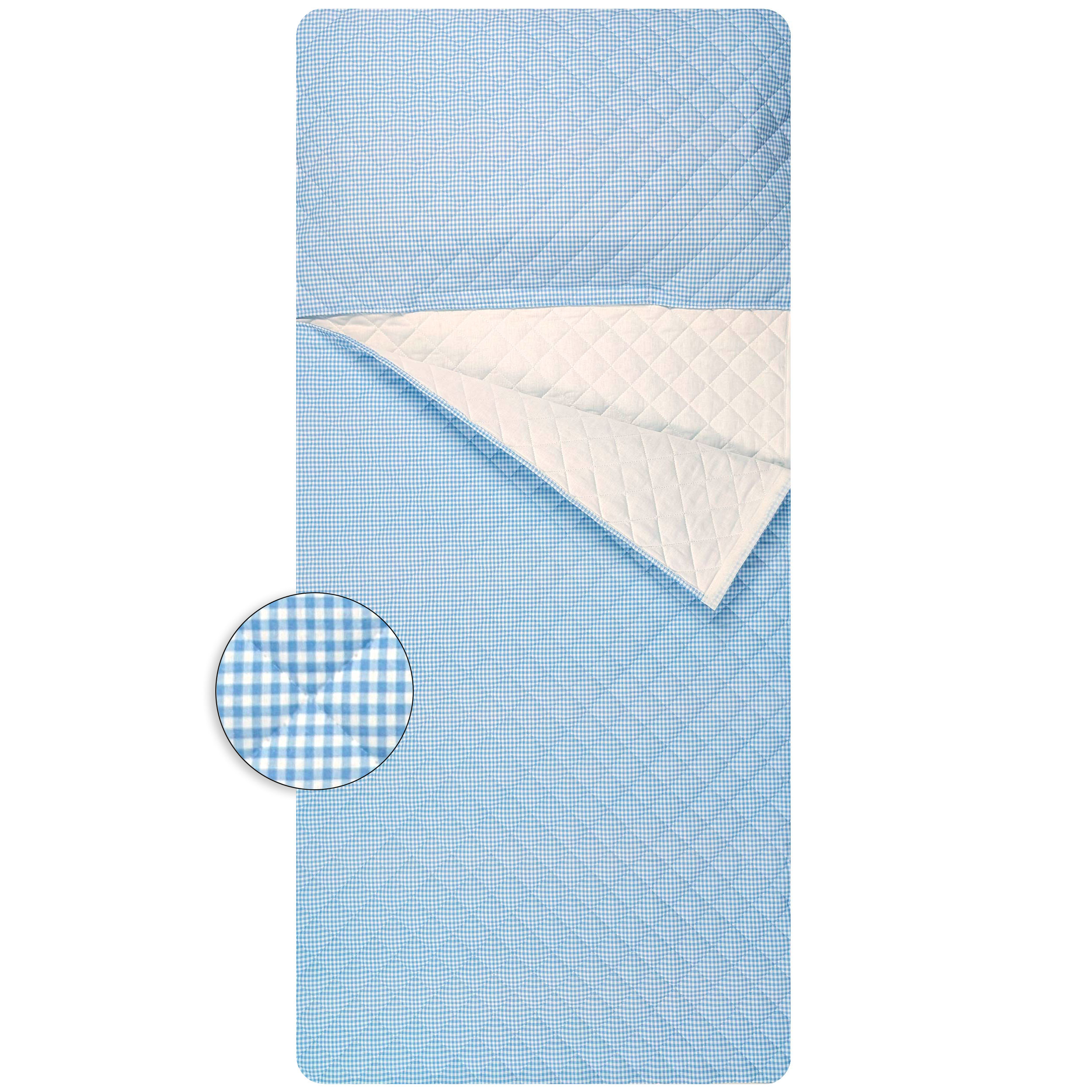 Sacco Nanna Quadretti Azzurro Image