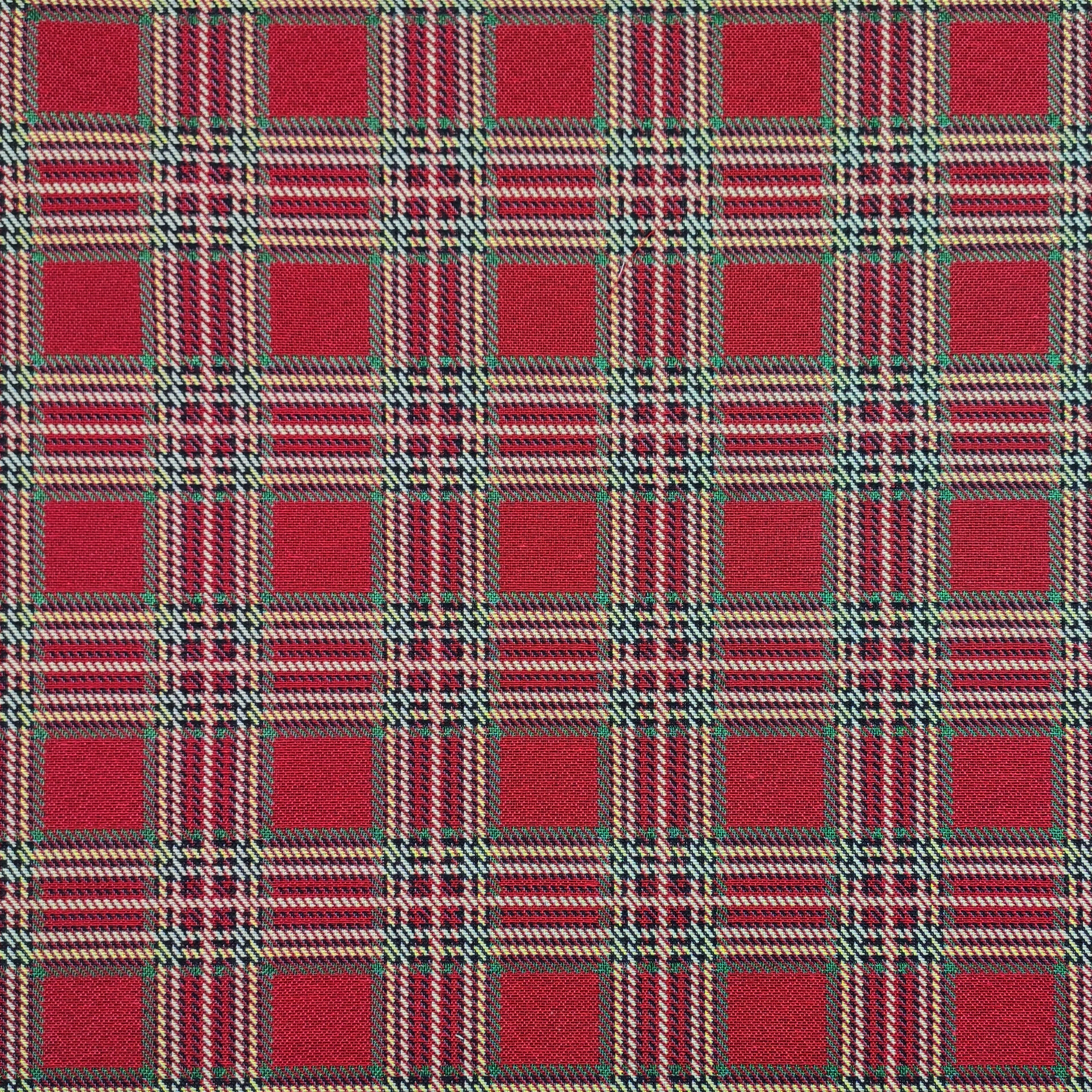 Gobelin Fantasia Tartan in Rosso